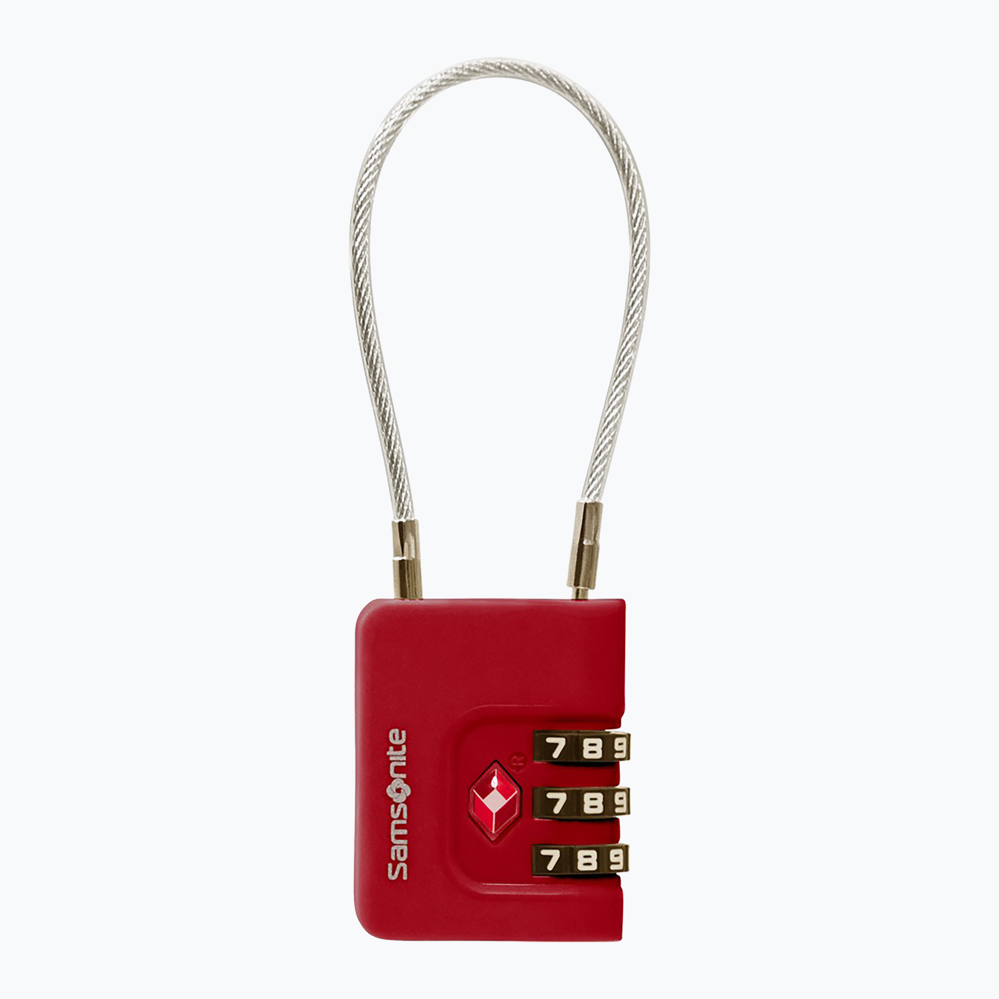 Lakatt Samsonite Cablelock 3 Dial TSA red (Cablelock 3 Dial TSA 155576)