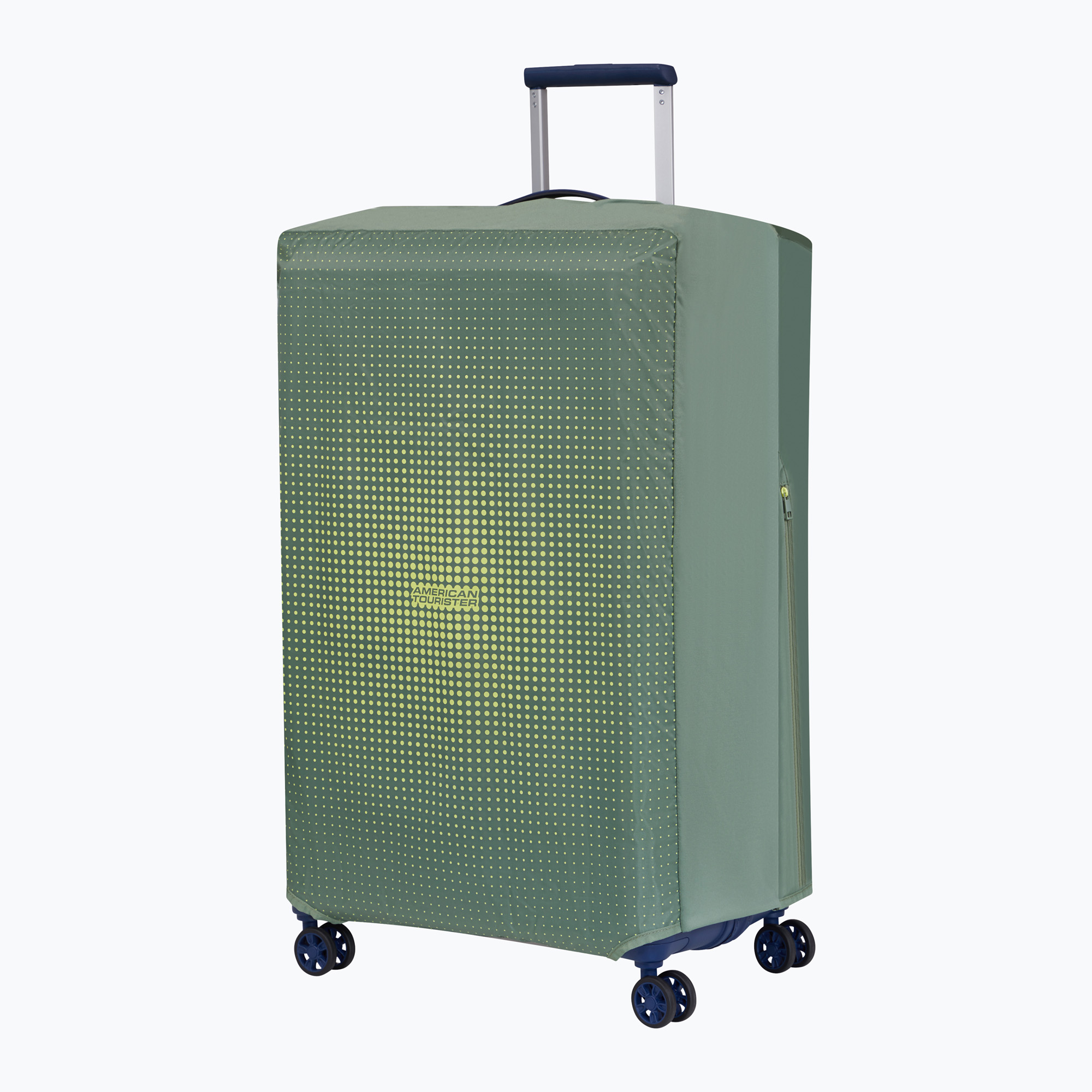 Pokrowiec na walizkę American Tourister Foldable Luggage L olive/lime 