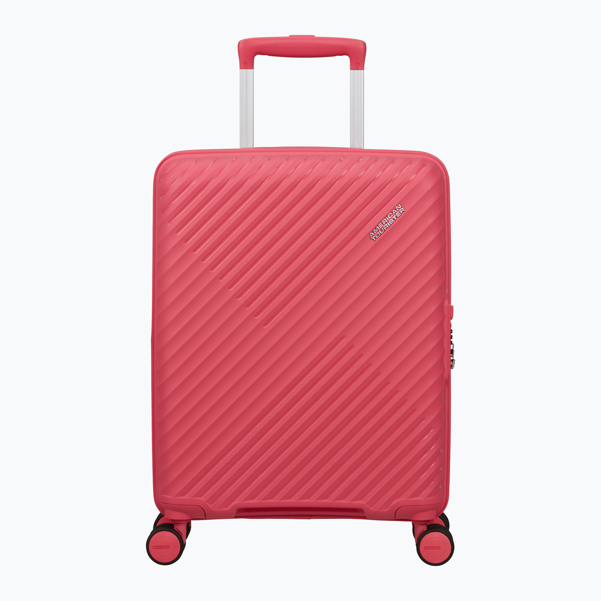 Walizka podróżna American Tourister Diablast Spinner 35 l pink glitch 