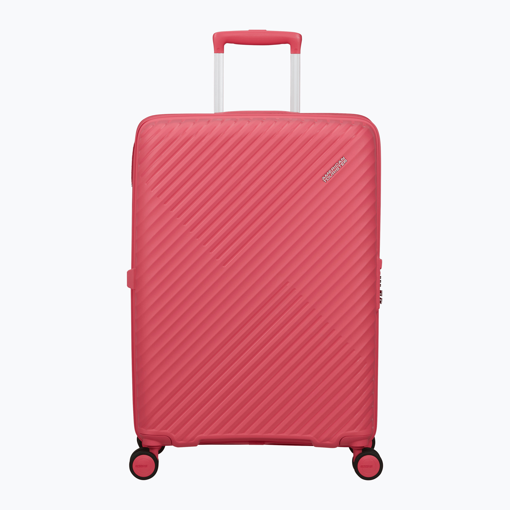 Walizka podróżna American Tourister Diablast Spinner 81 l pink glitch 