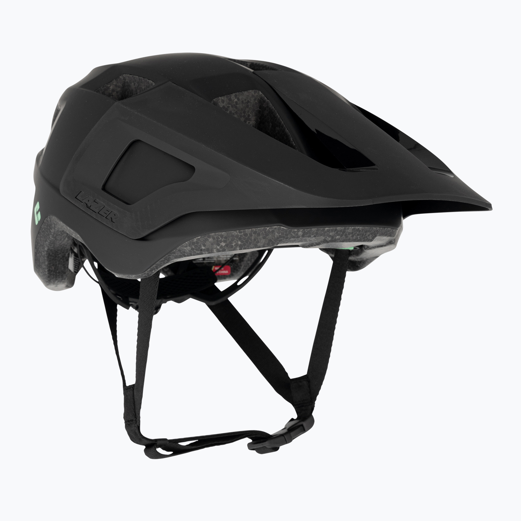 Lazer Finch KinetiCore matte black children's bicycle helmet (50-56 cm)