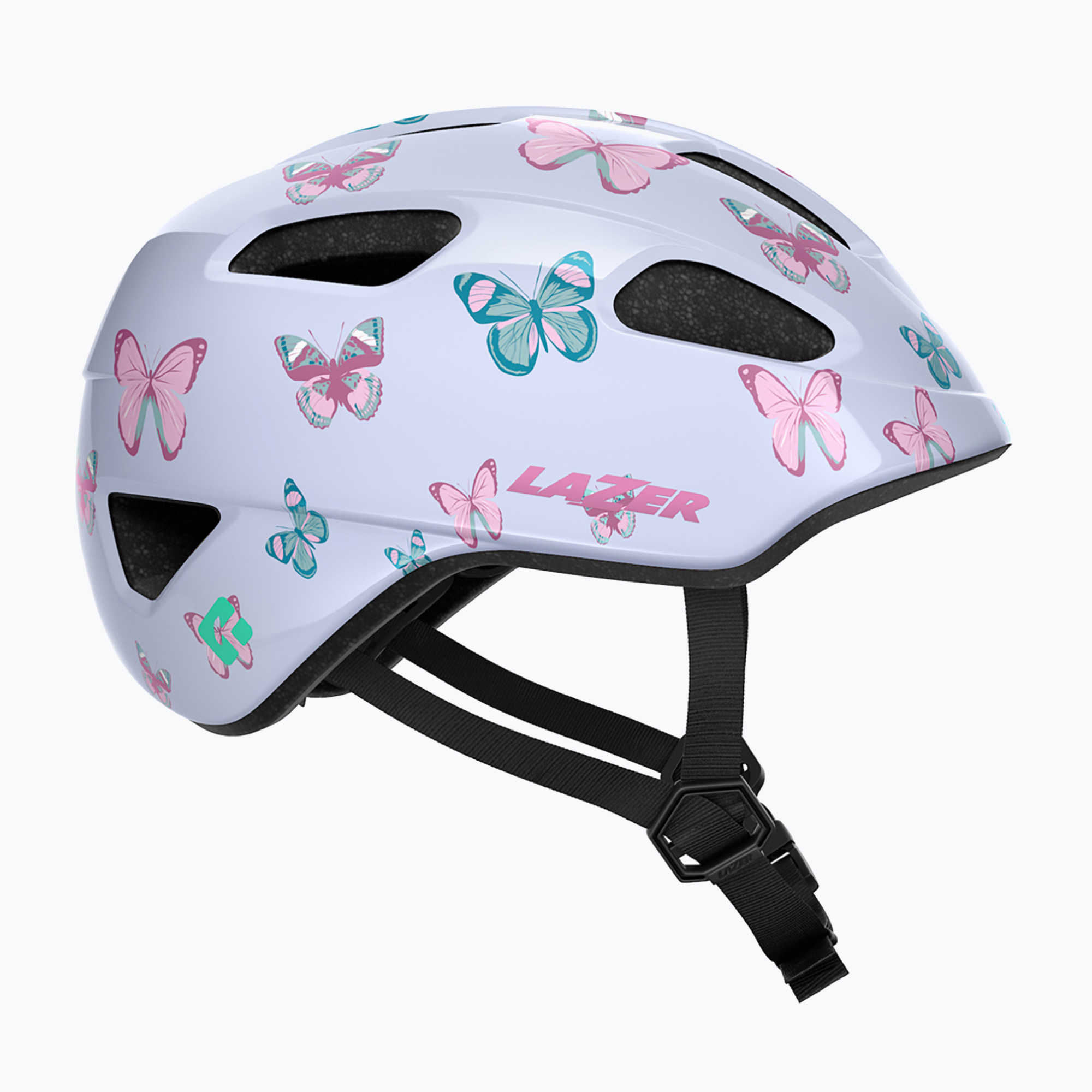 Детска велосипедна каска Lazer Nutz 2.0 KinetiCore butterfly