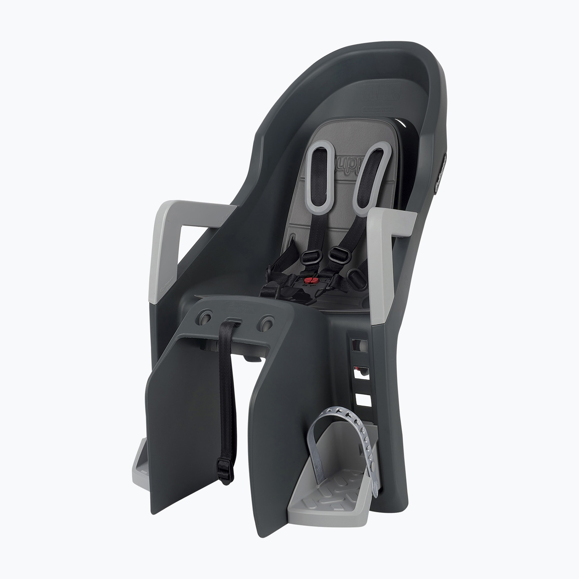 Dětská sedačka na kolo Polisport Guppy Maxi  CFS dark grey/silver