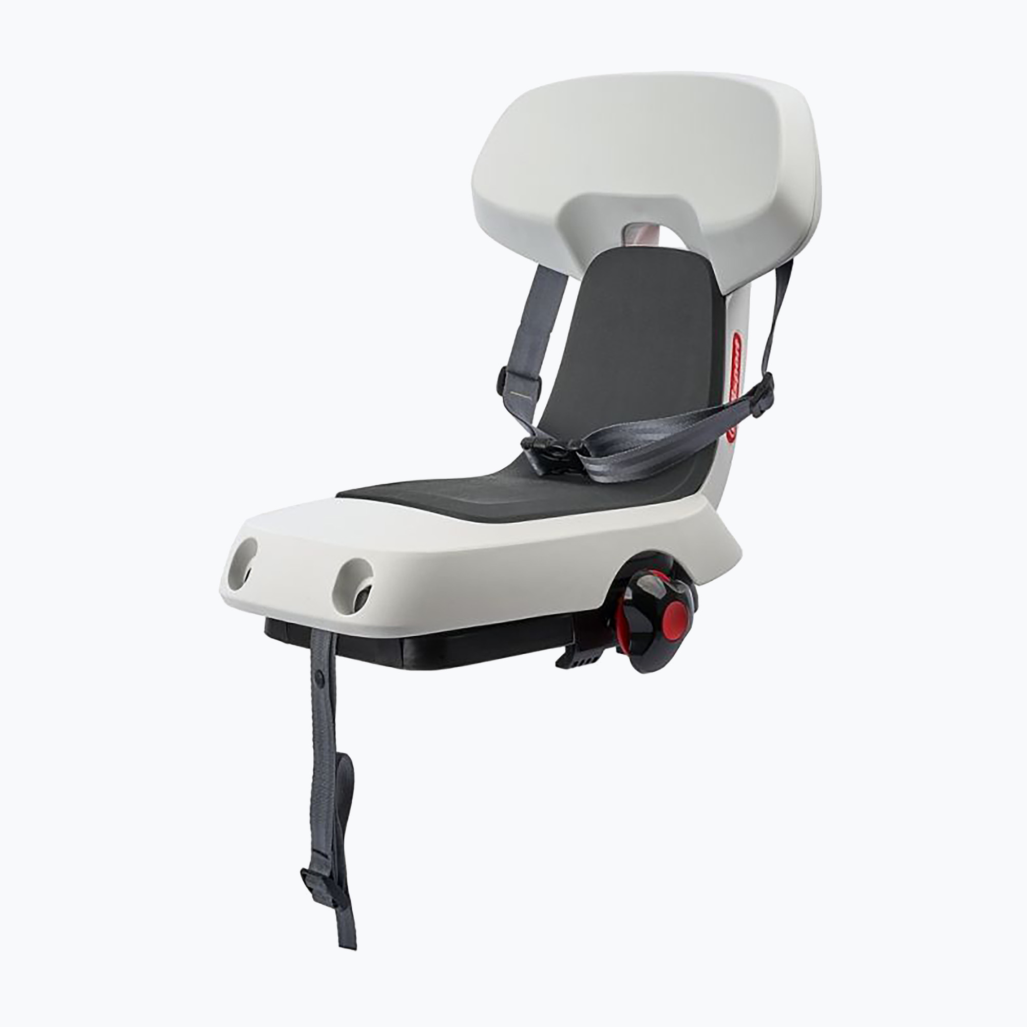 Sedadlo na bicykel Polisport Guppy Junior CFS so zadným nosičom šedé FO 8636100013 (Guppy Junior CFS FO 8636100013)
