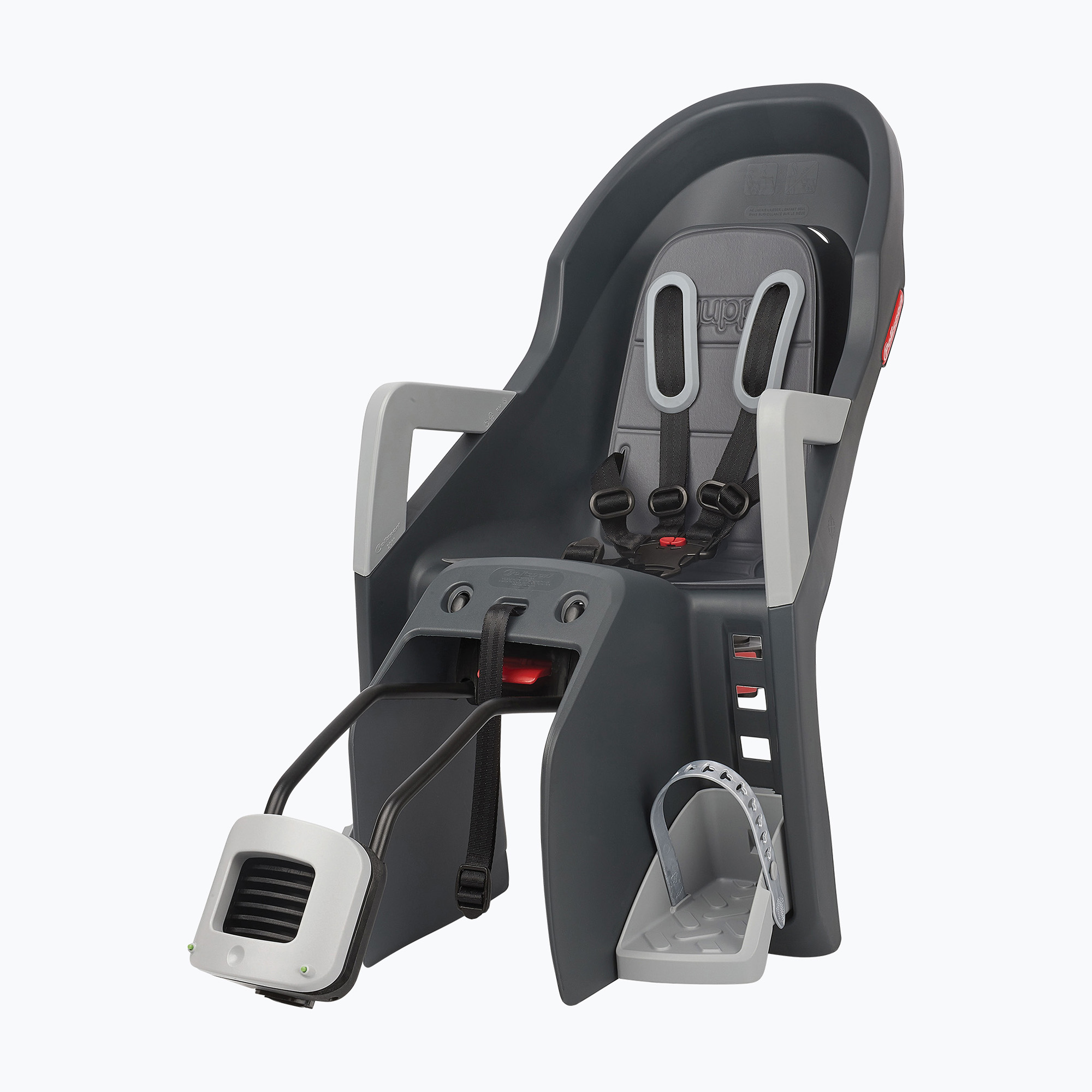 Fotoliu pentru bicicletă Polisport Guppy Maxi  RS dark grey/silver