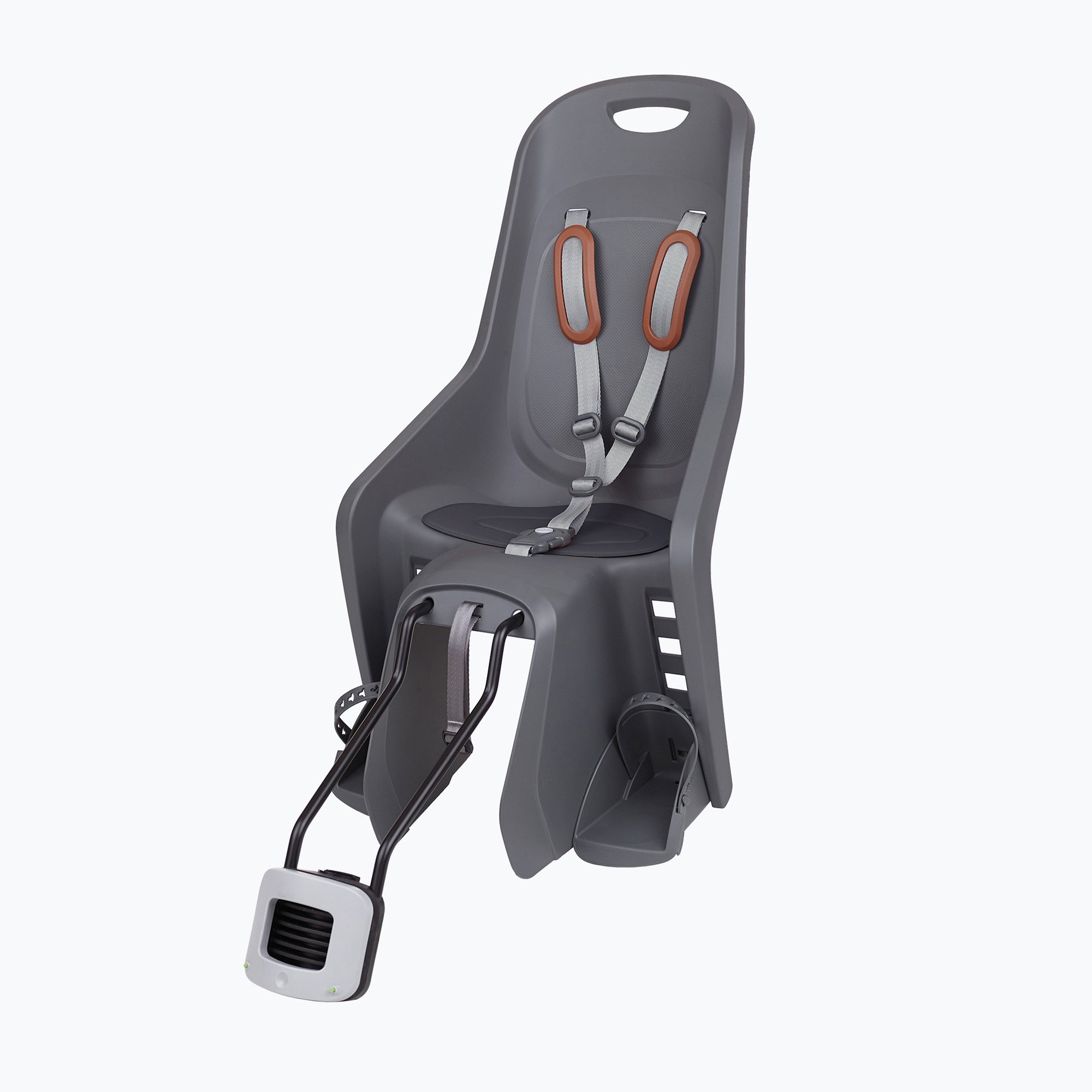 Dětská sedačka na kolo Polisport Bubbly Maxi Plus 29 charcoal grey/brown