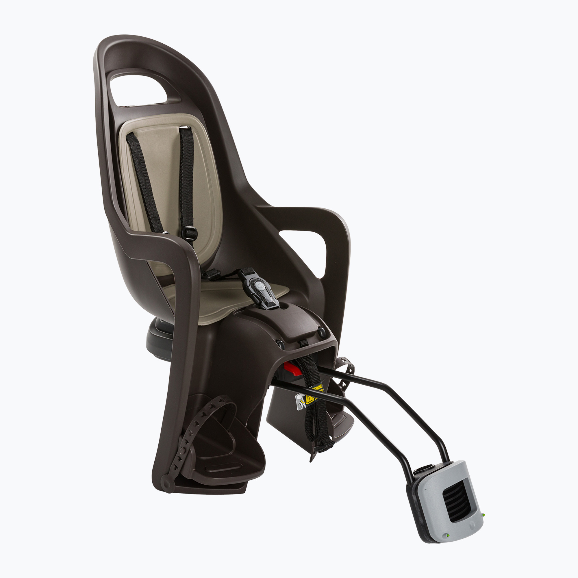 Polisport Groovy RS  braun FO hinteren Rahmen Fahrradsitz 8640700010