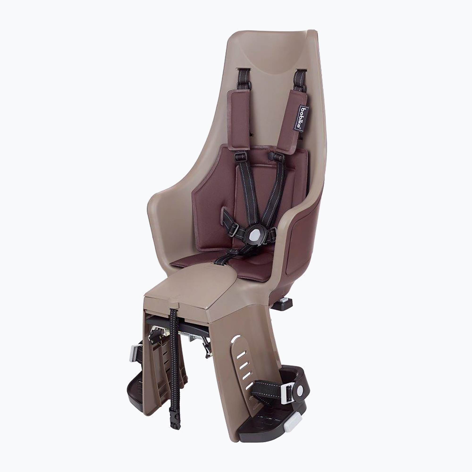 Seggiolino per bici bobike Exclusive Maxi Plus toffe brown (Exclusive Maxi Plus 8011200028)