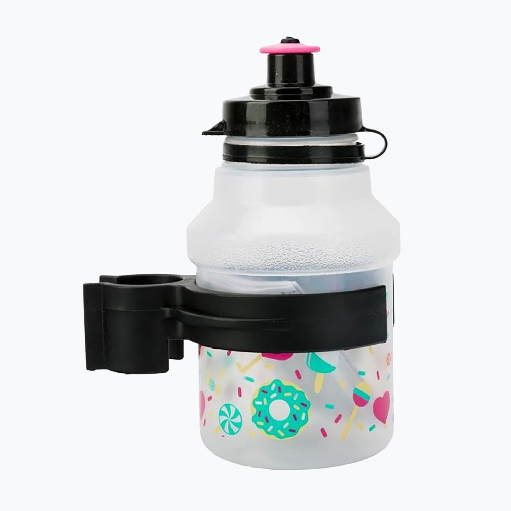 Polisport Lolipops 350 ml бутилка за велосипед Junior   кошница прозрачна