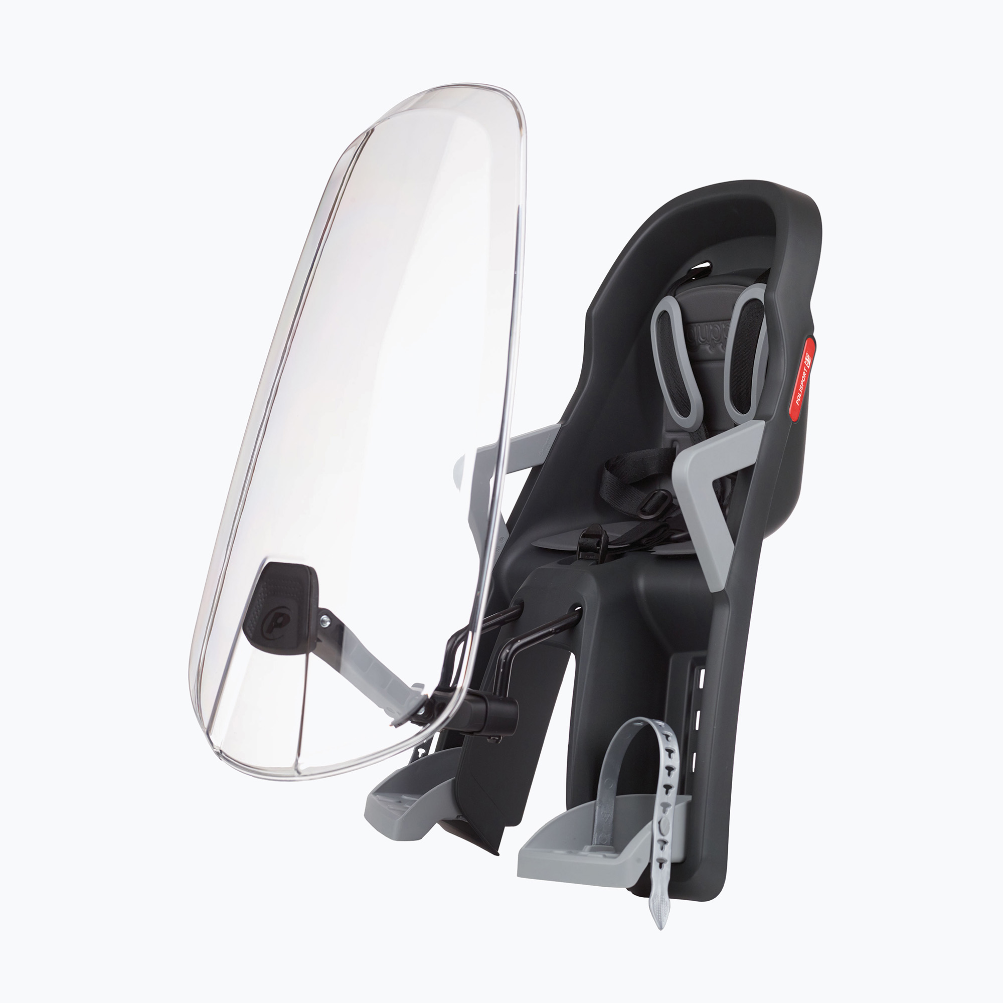 Fotoliu pentru bicicletă Polisport Guppy Mini  FHT dark grey/silver