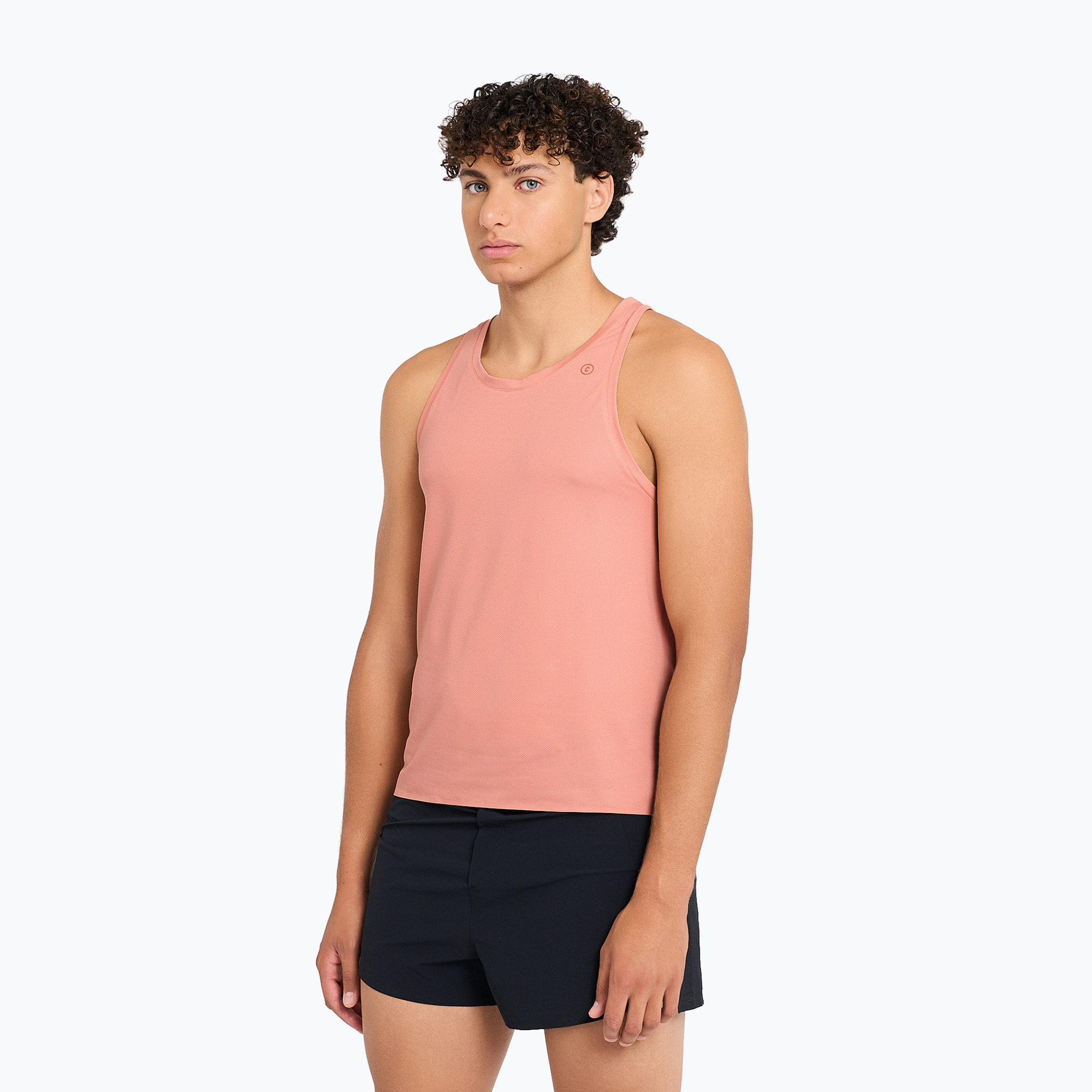 Мъжка тениска за бягане Ciele Athletics FST Signlet 2 rosedawn