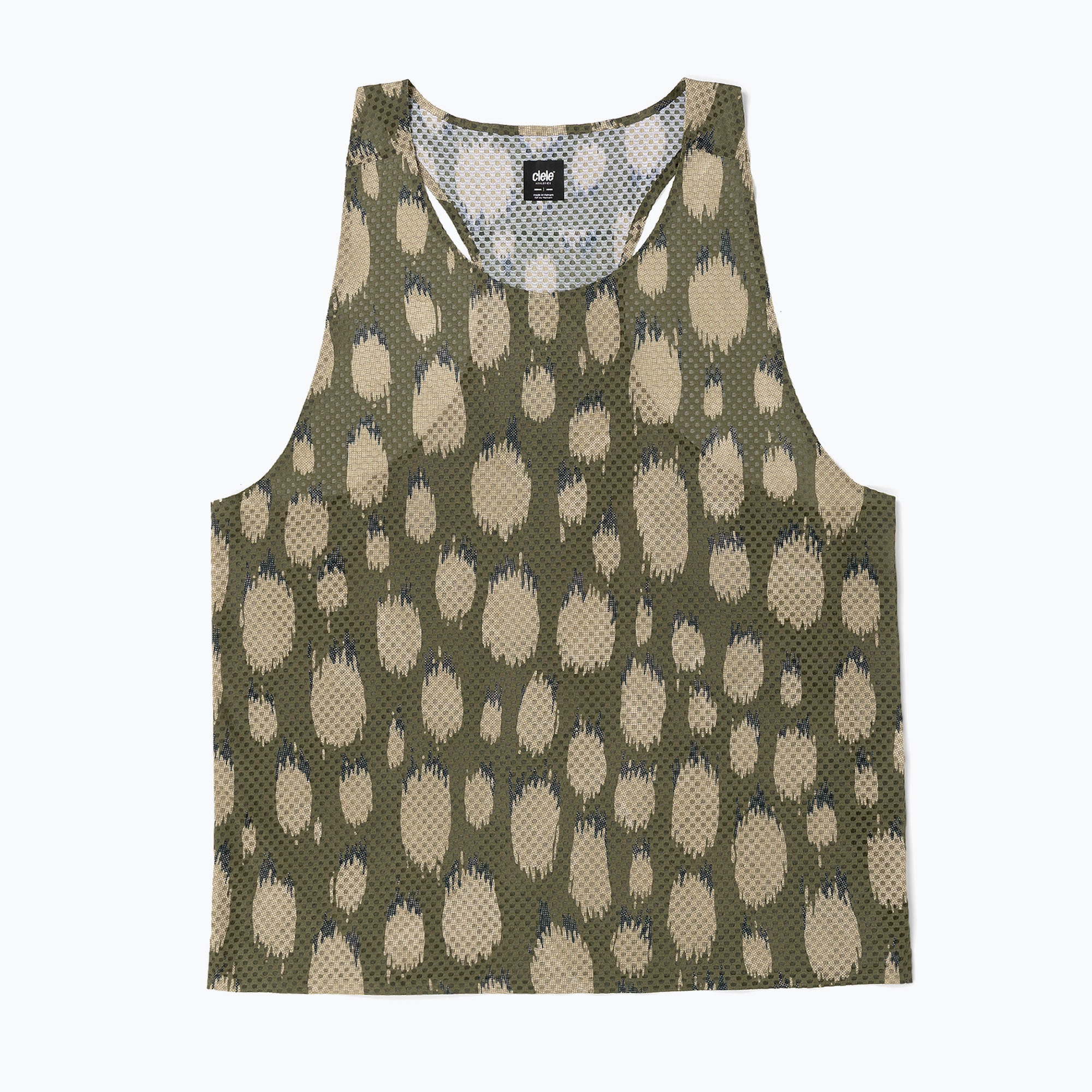 Мъжка тениска за бягане Ciele Athletics ICNSinglet Cheetah kombu