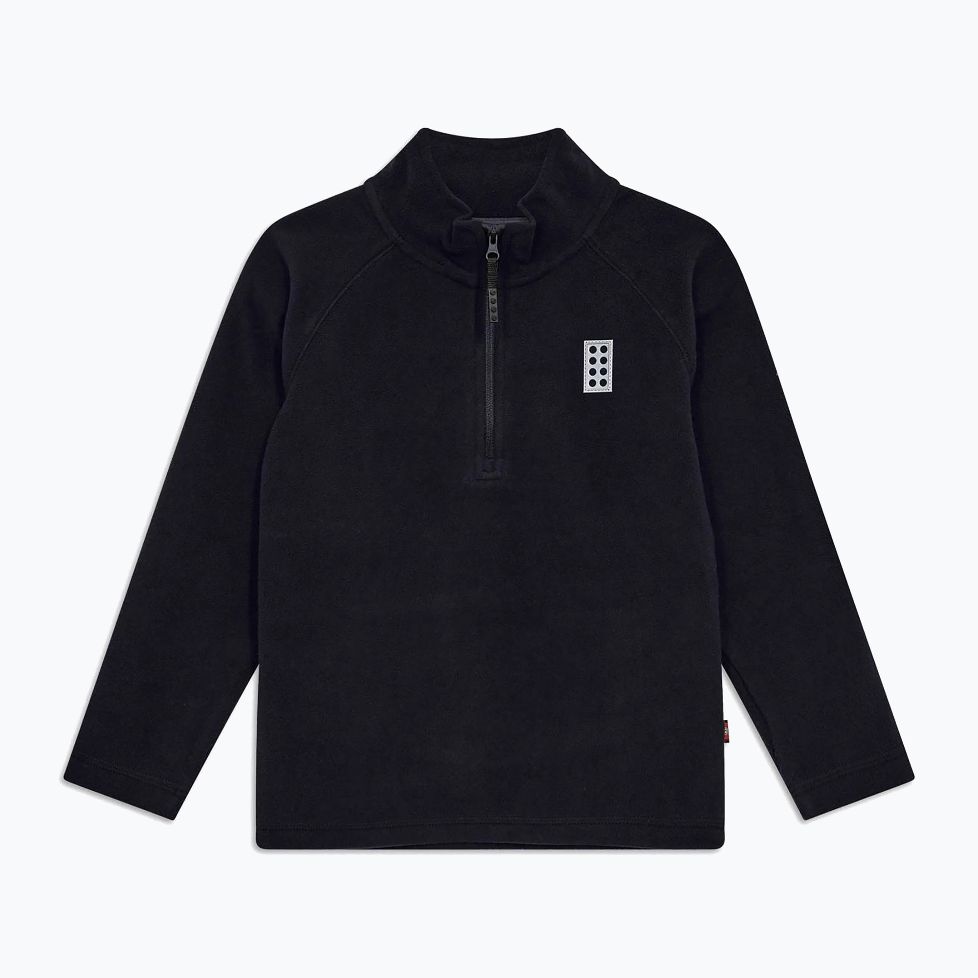 Bluza polarowa dziecięca LEGO Lwsinclair 702 black 