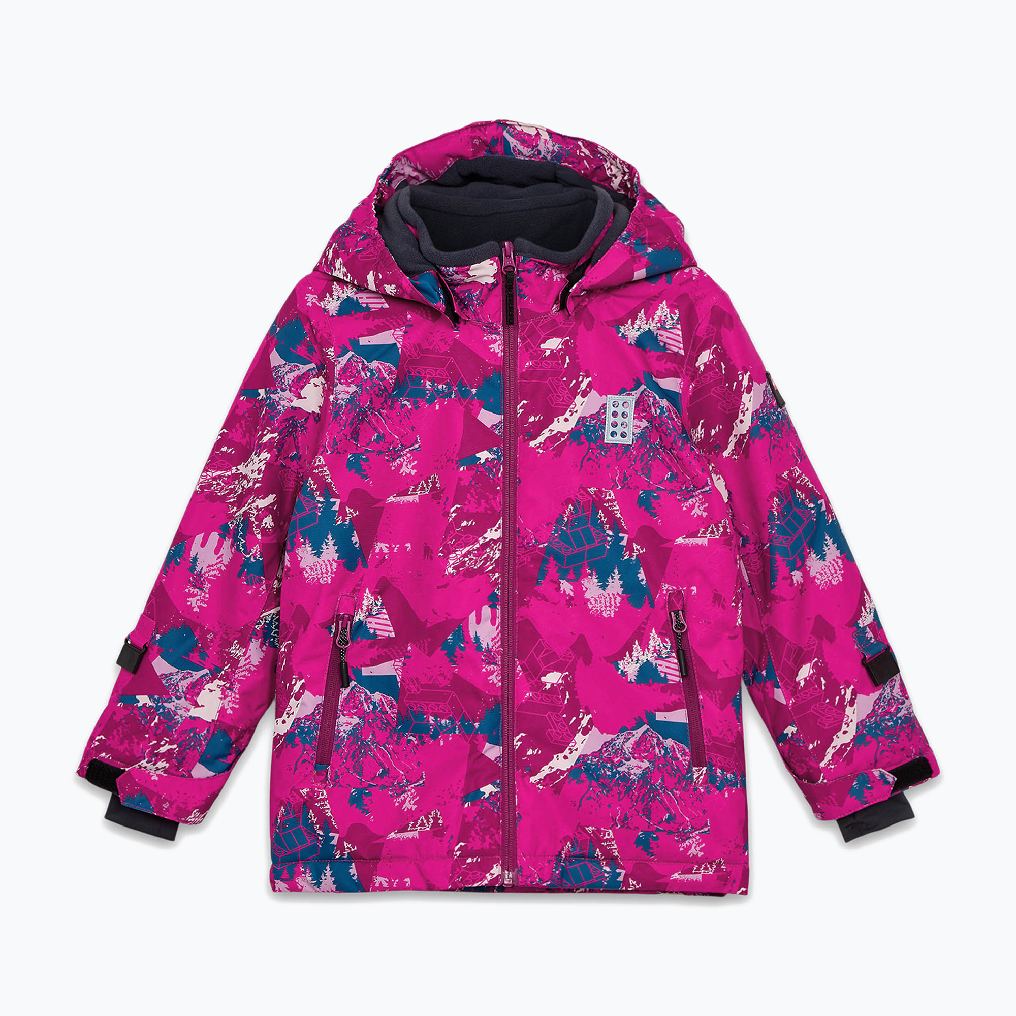 Kurtka narciarska dziecięca LEGO Lwjad 710 dark pink 