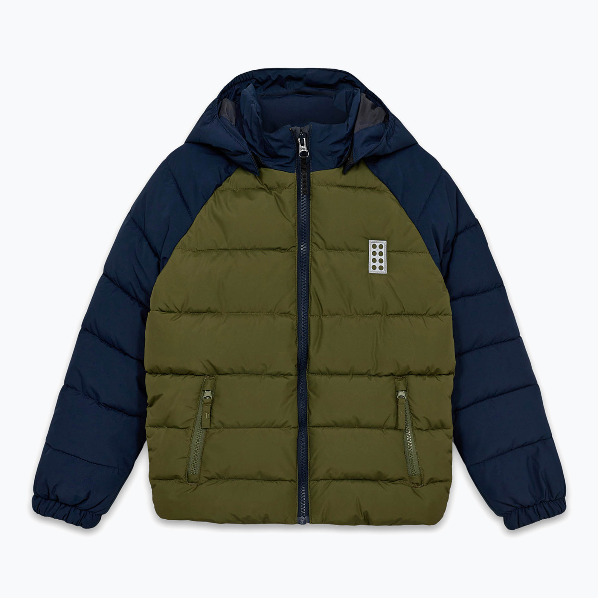 Kurtka ocieplana dziecięca LEGO Lwjipe 704 dark khaki 