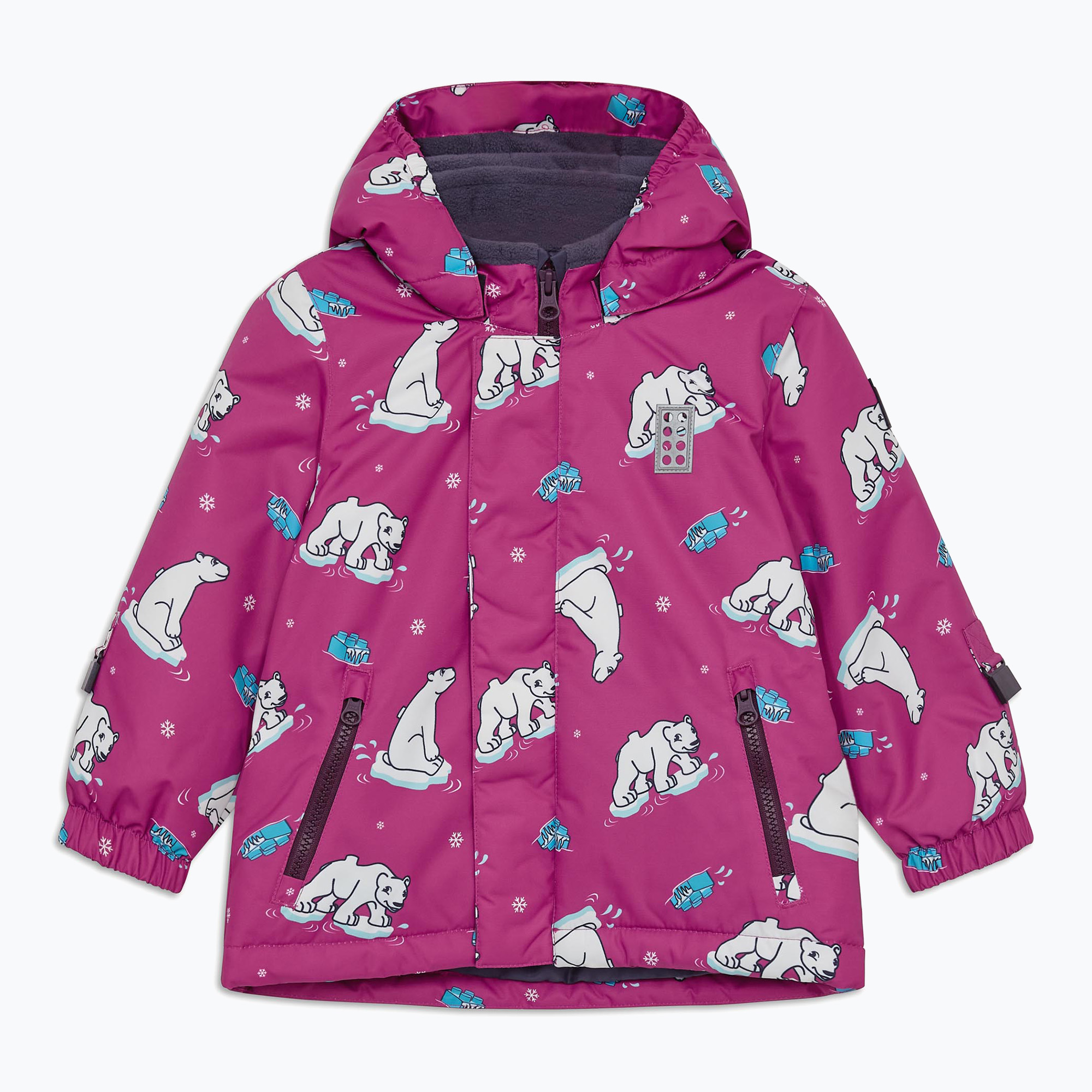 Kurtka dziecięca LEGO Lwjeri 701 fuchsia 