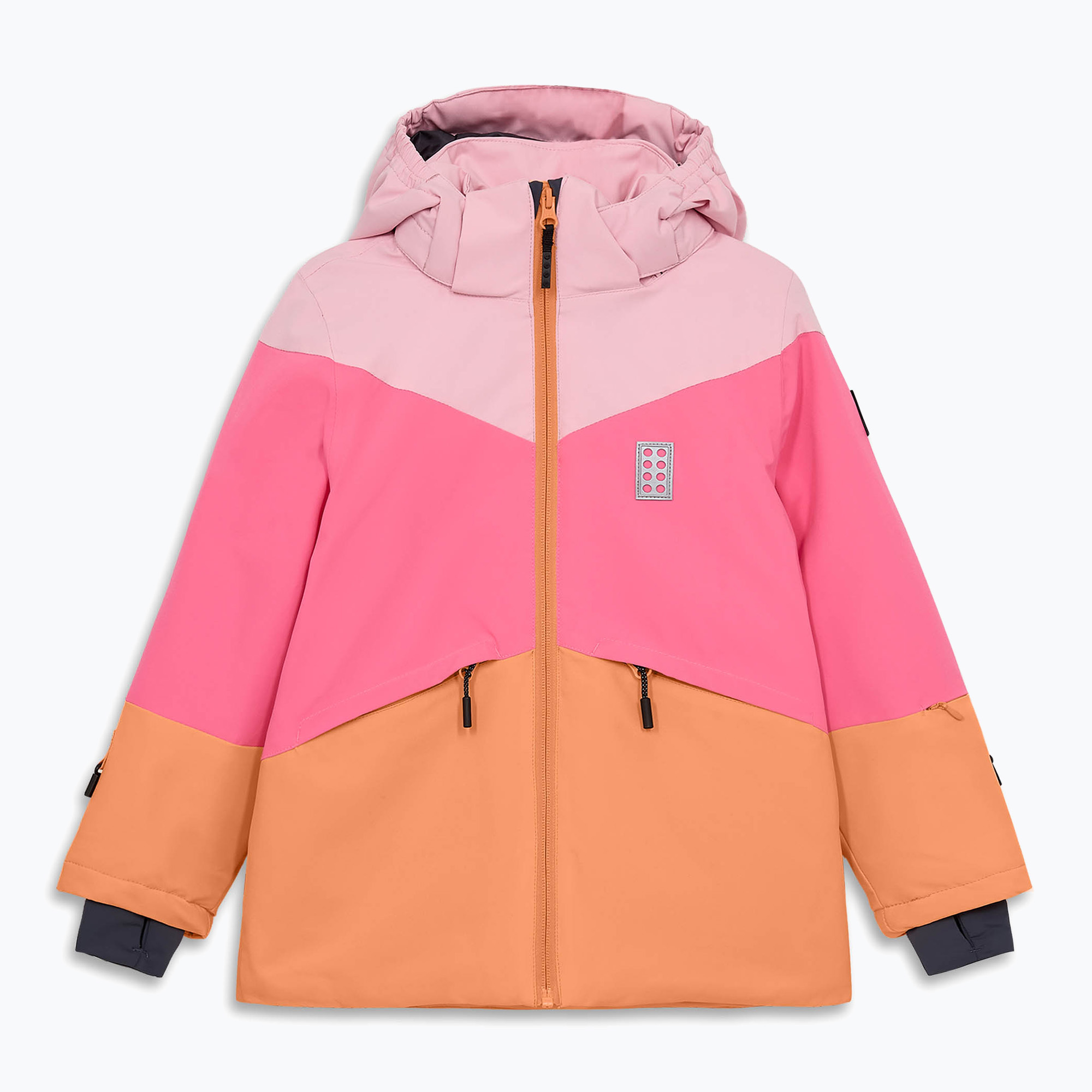 Kurtka narciarska dziecięca LEGO Lwjested 708 light orange 