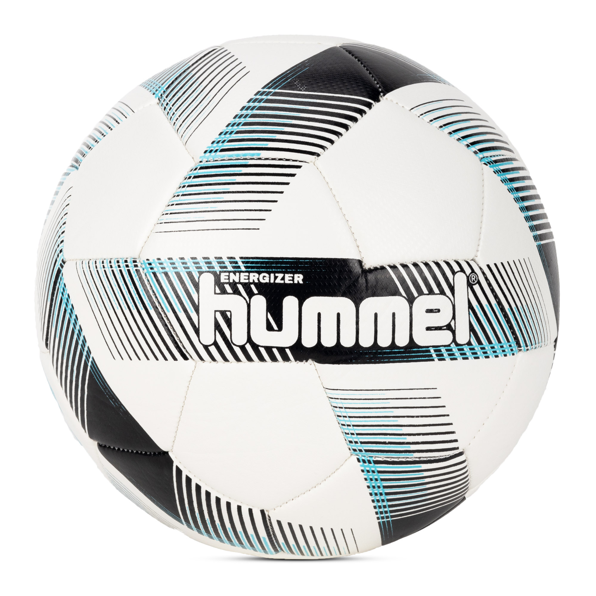 Hummel Energizer FB futbalová lopta biela/čierna/modrá veľkosť 4 (Energizer FB 207511-4)