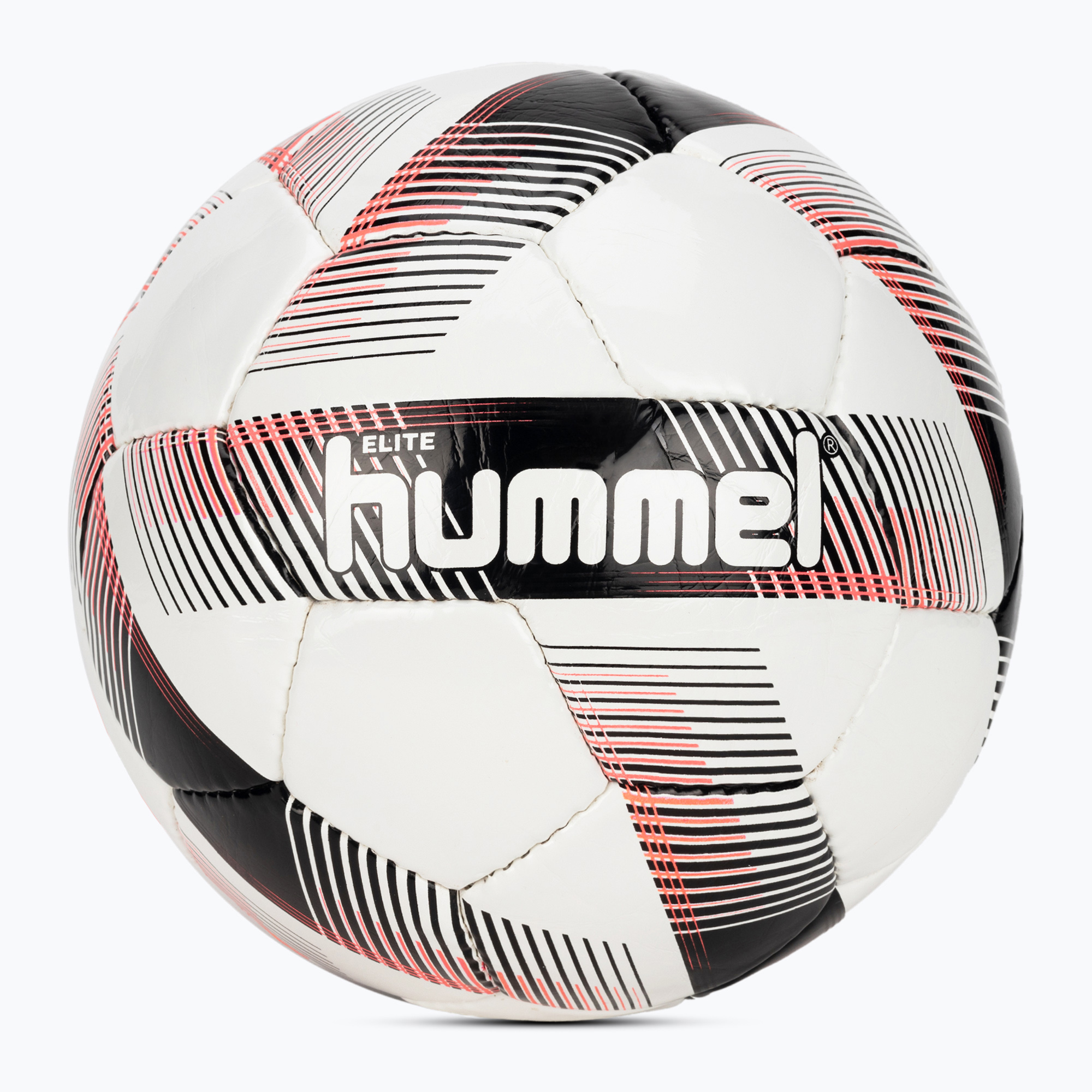 Piłka do piłki nożnej Hummel Elite FB white/black/red rozmiar 5 