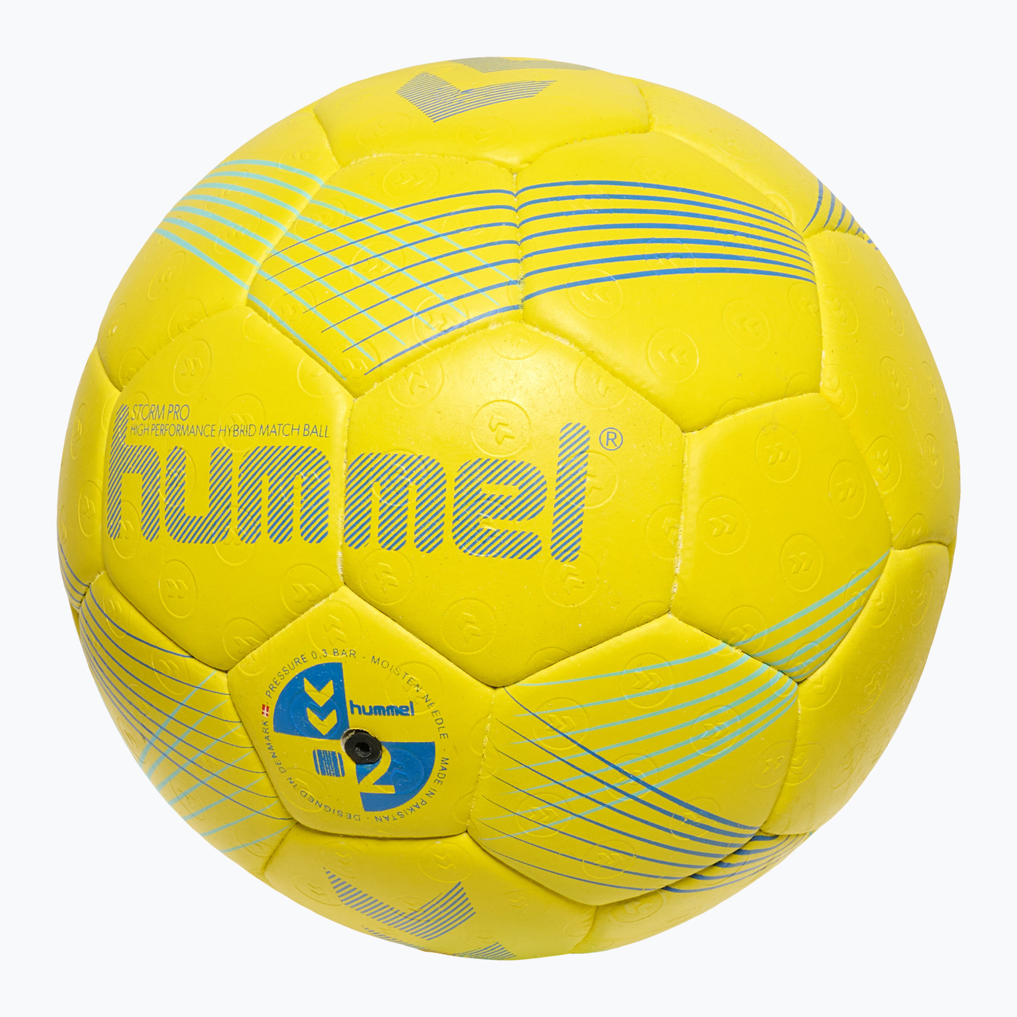 Piłka do piłki ręcznej Hummel Strom Pro HB yellow/blue/marine rozmiar 3 