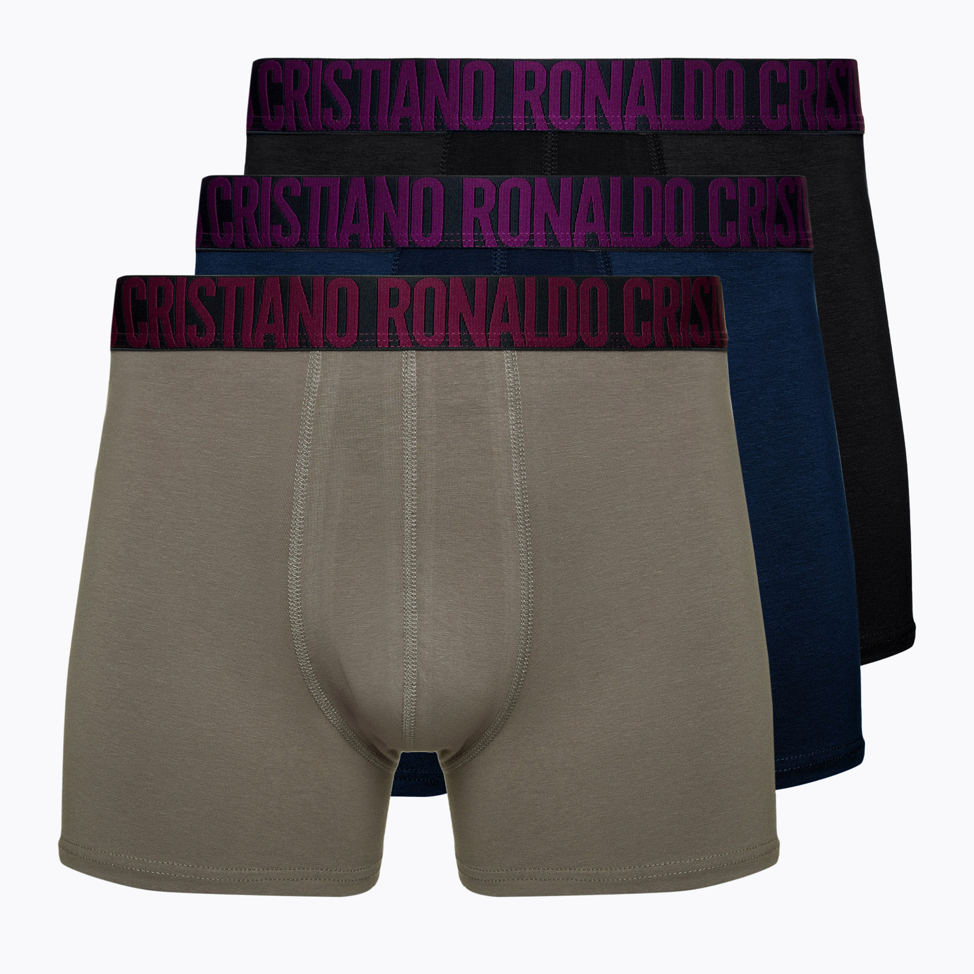 Pánske boxerky CR7 Basic Trunk 3 páry viacfarebné (Basic Trunk 300-8100-4900-706)
