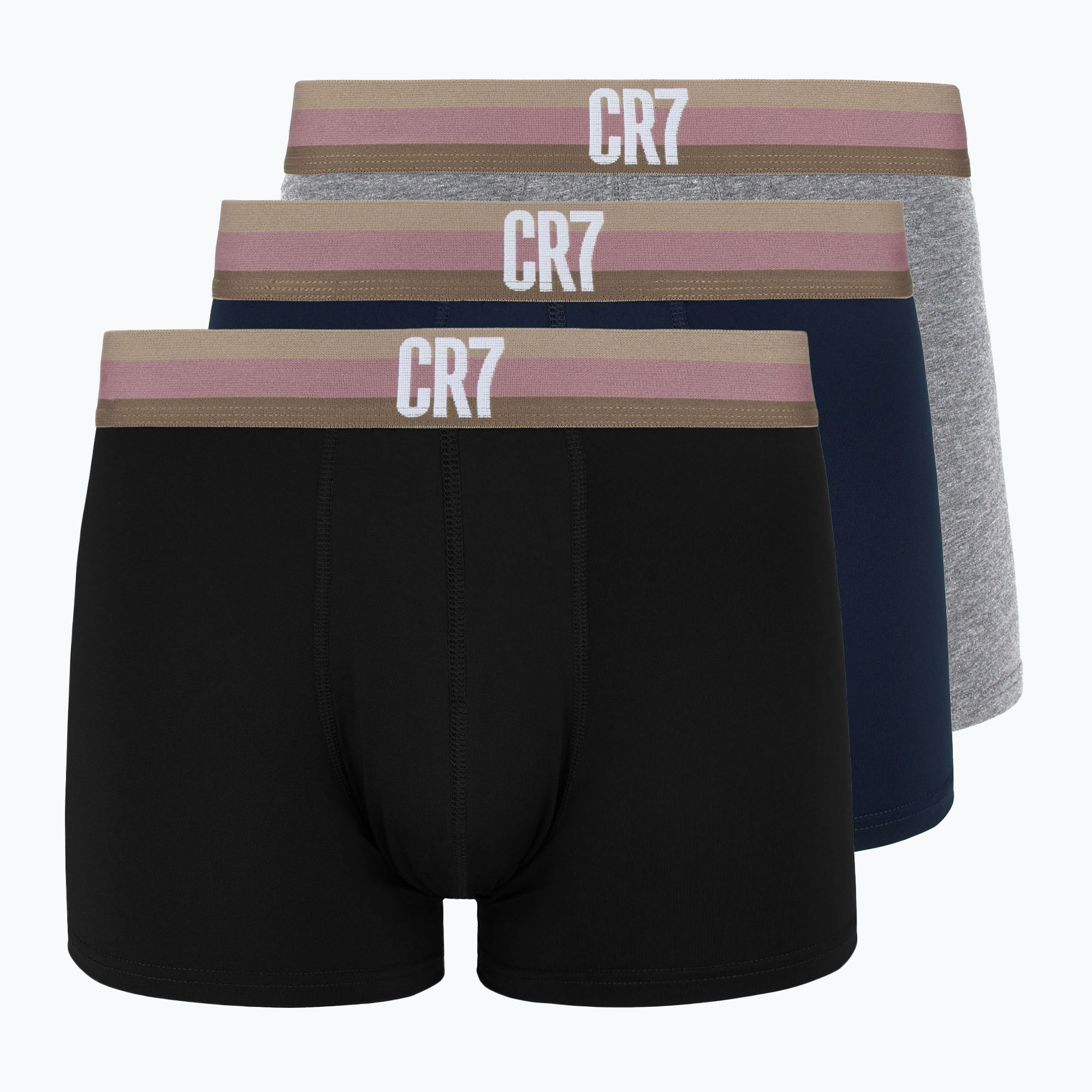 Pánske boxerky CR7 Basic Trunk 3 ks 711 multicolour (Basic Trunk 300-8100-49-711)