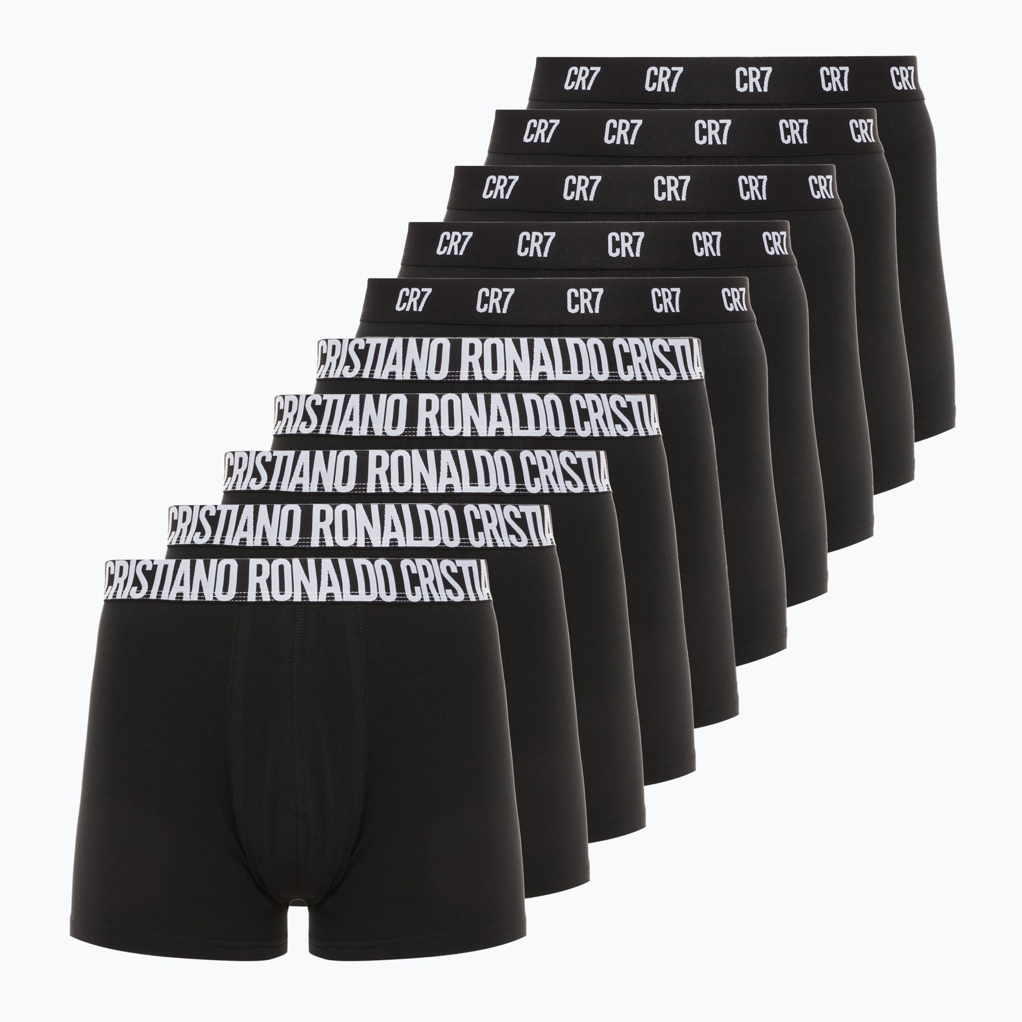 Men's trunks CR7 Basic Trunk 10 pairs black