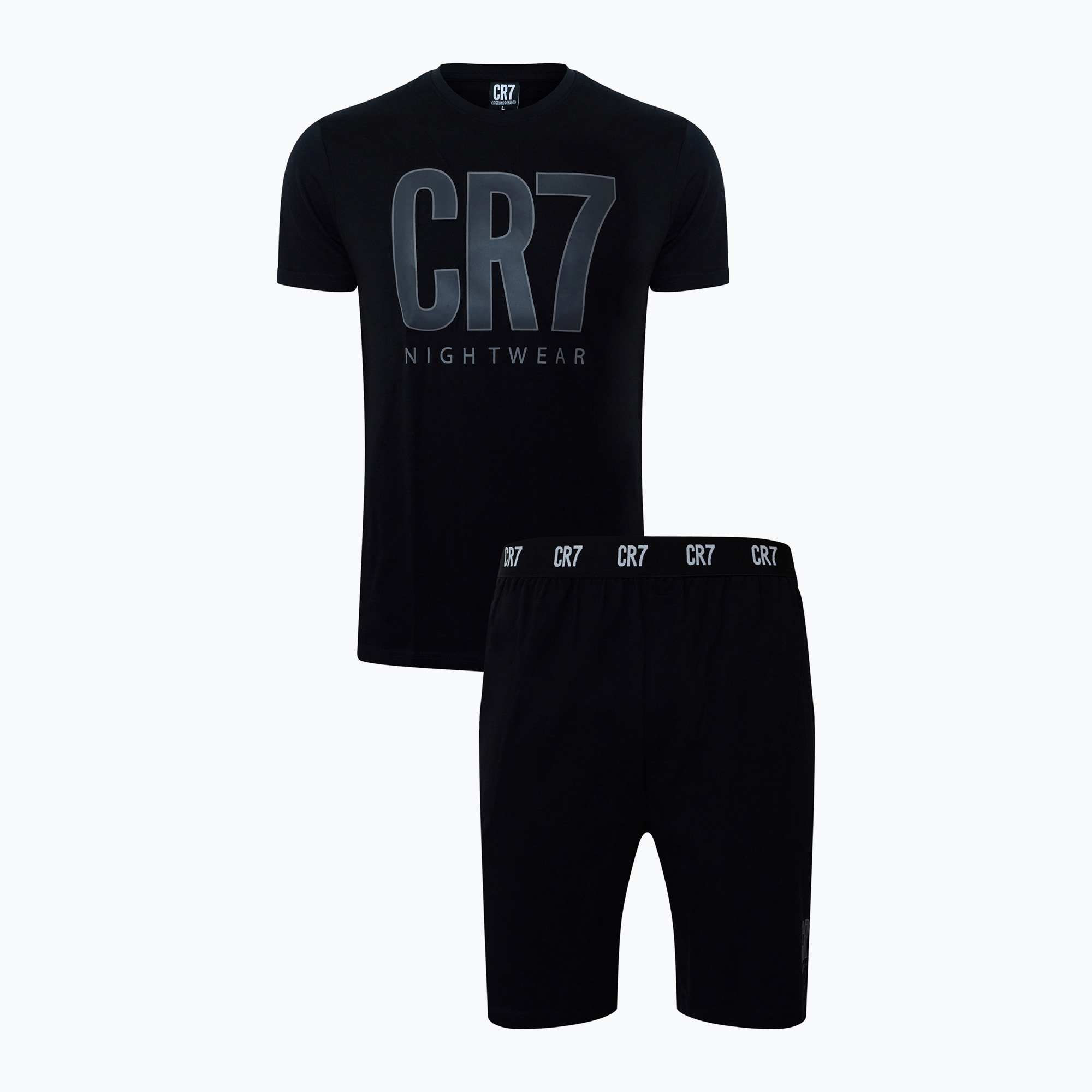 Piżama męska CR7 Pyjama Short black 
