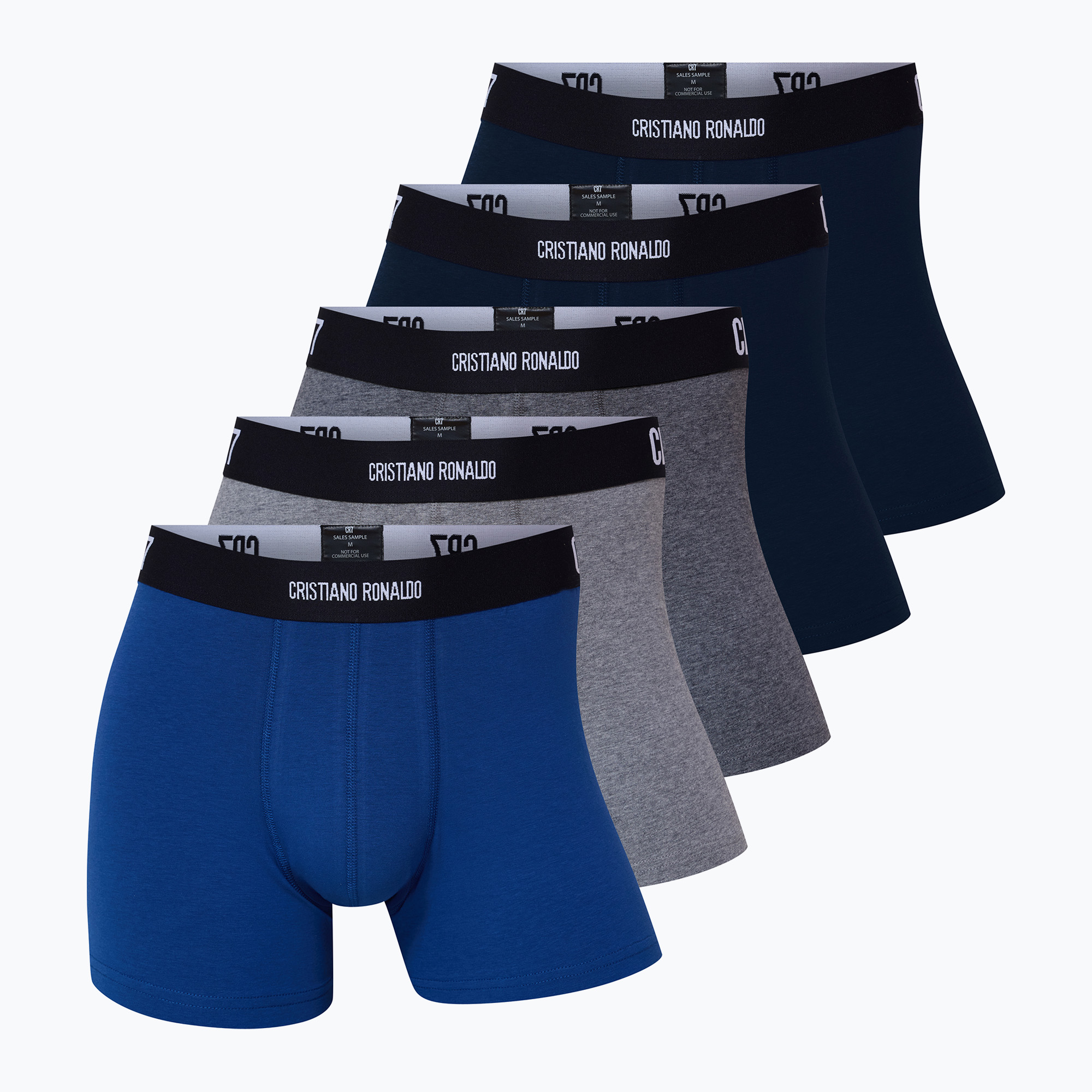 Bokserki męskie CR7 Basic Trunk 5 par multicolour 