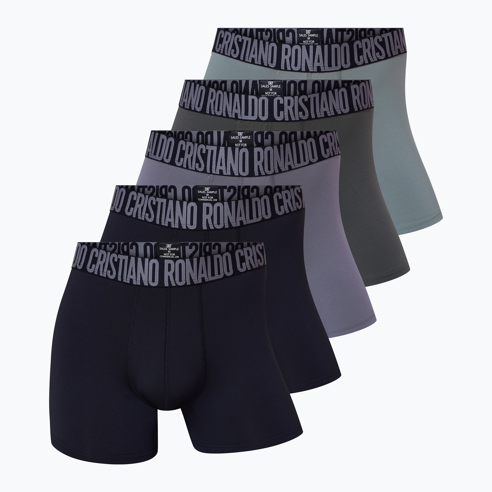 Bokserki męskie CR7 Fashion Trunk 5 par 700 multicolour 