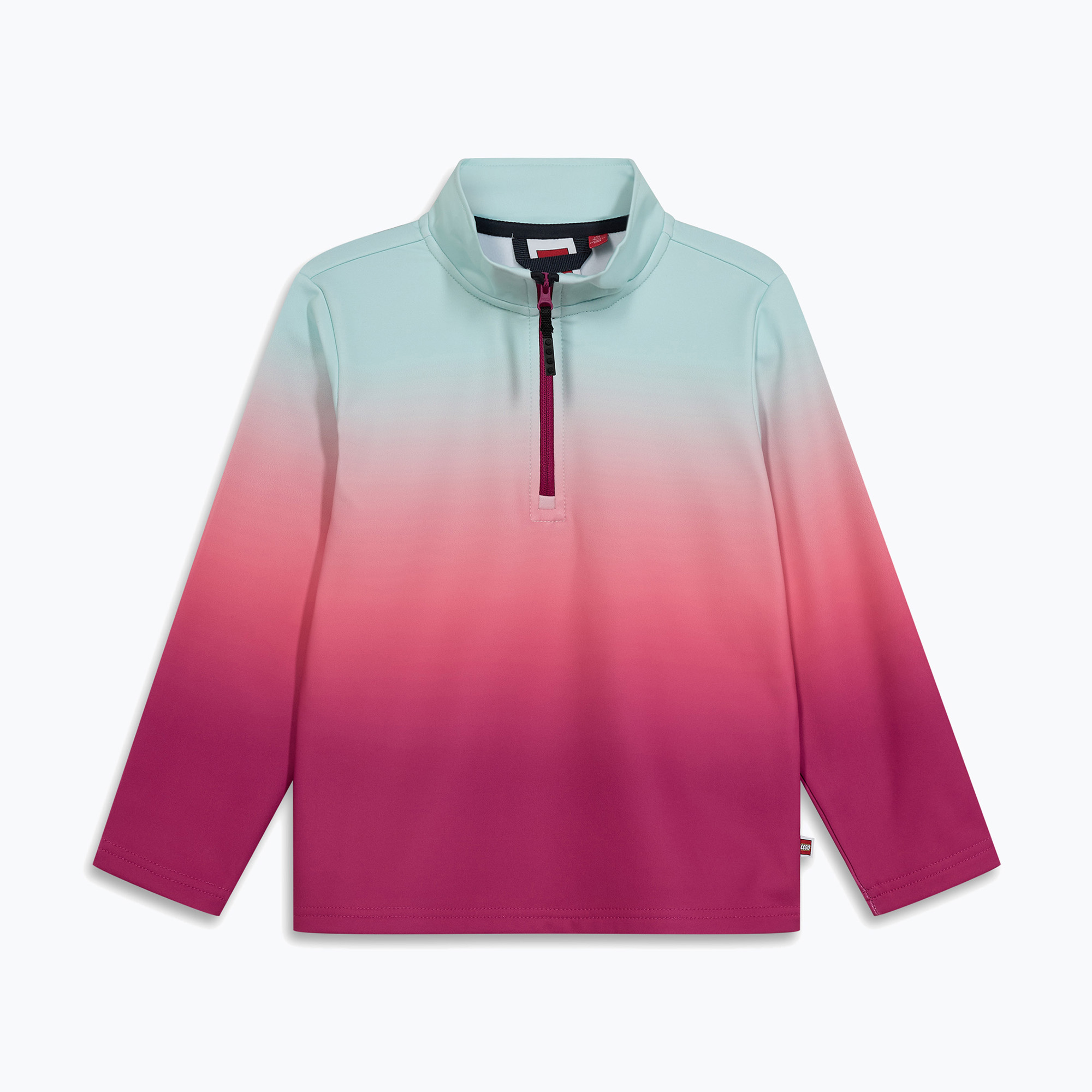 Детски поларен суитшърт LEGO Lwsian 711 Fleece fuchsia