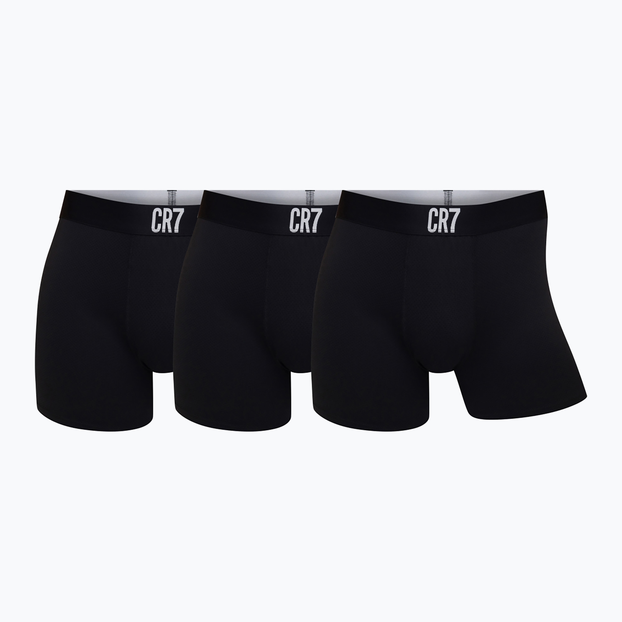 Bokserki męskie CR7 Trunk Airmesh 3 pack black