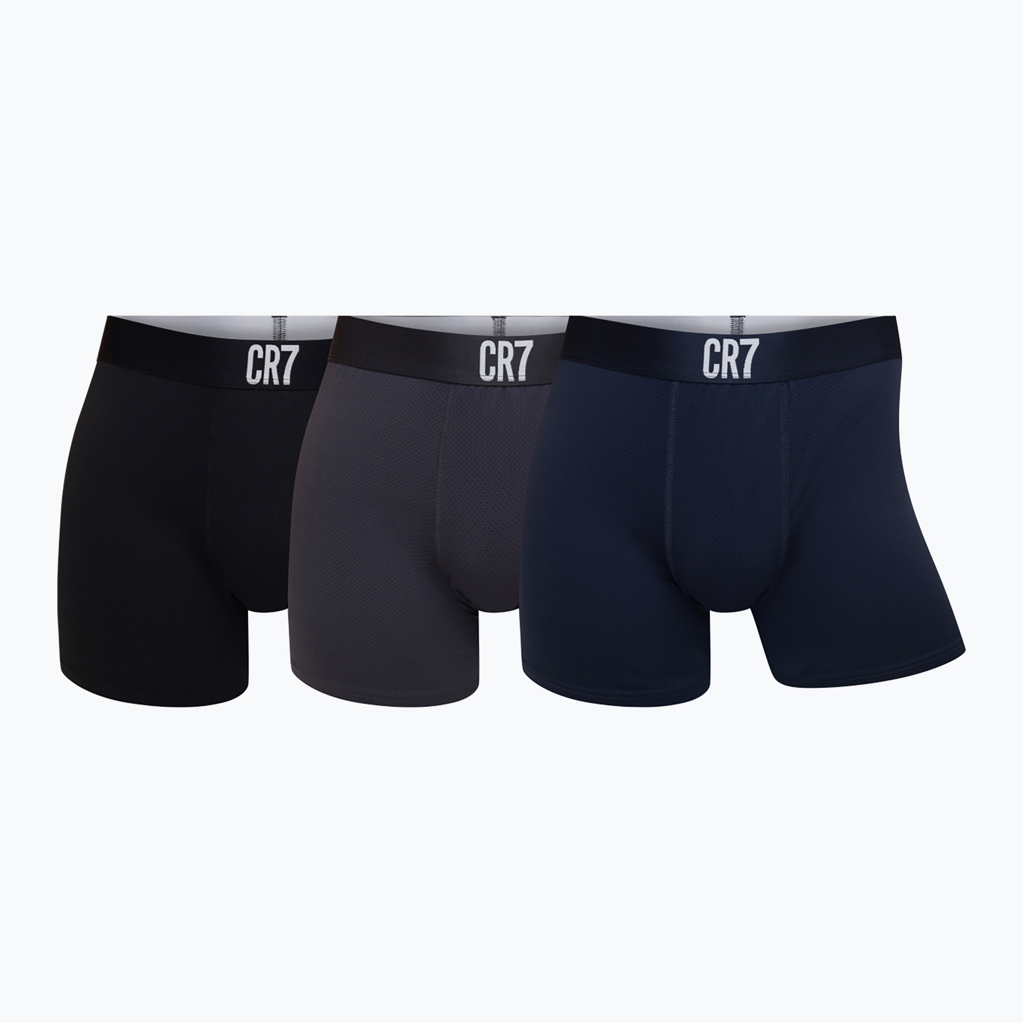 Bokserki męskie CR7 Trunk Airmesh 3 pack multicolour