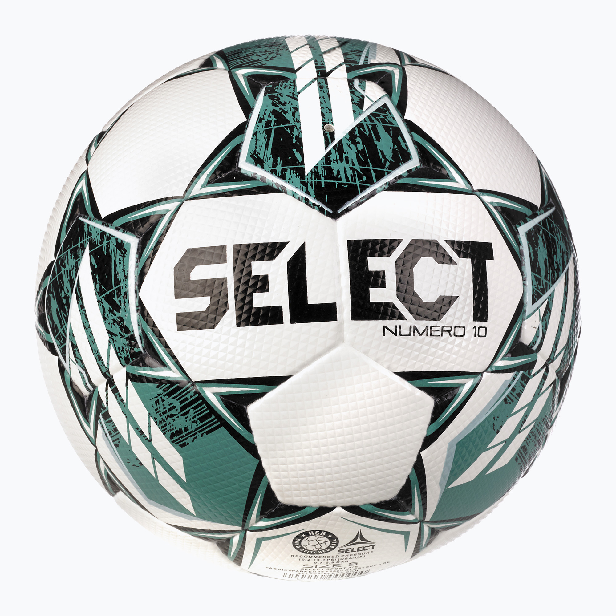 Футболна топка SELECT Numero 10 v23 white/green размер 5