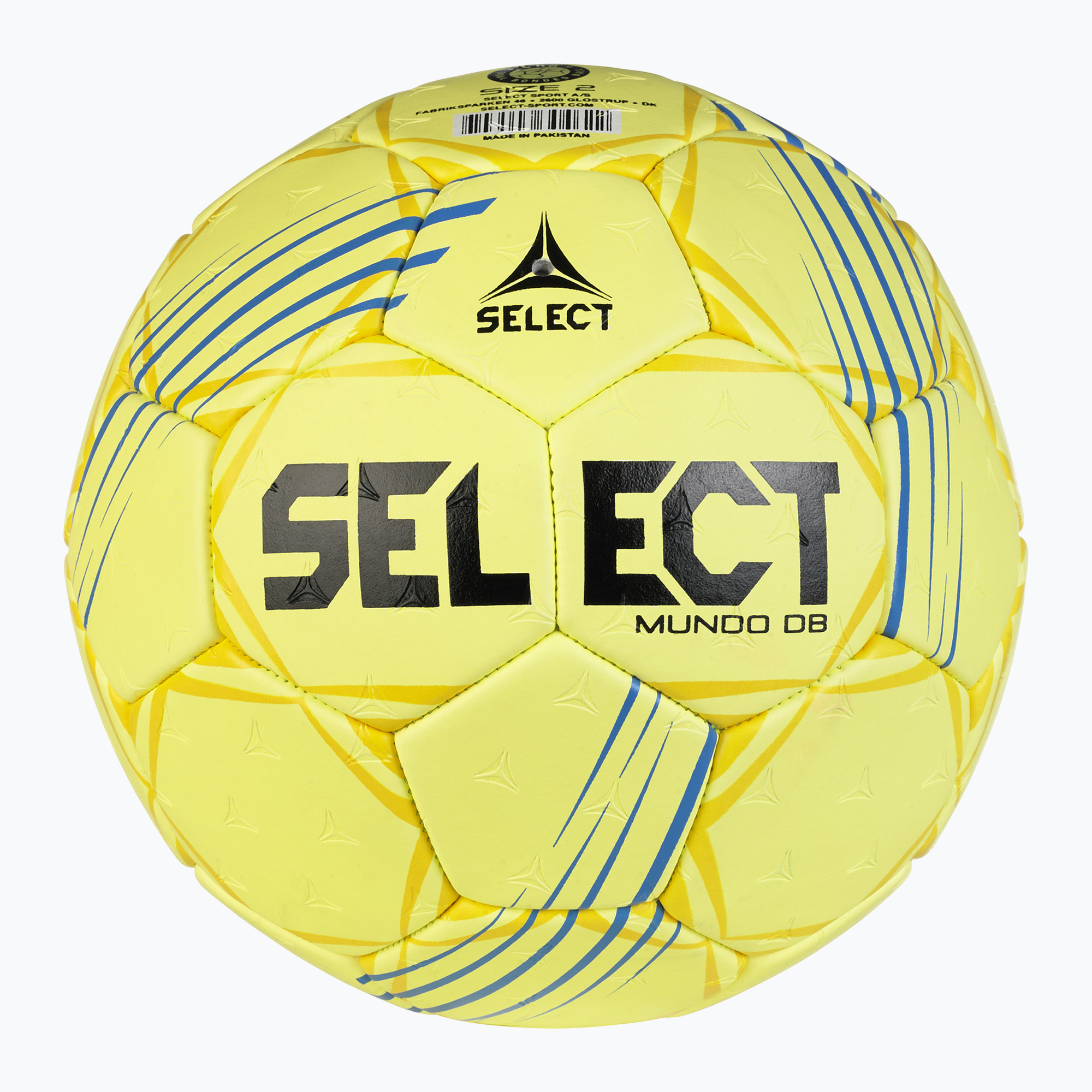 Piłka do piłki ręcznej dziecięca SELECT Mundo DB EHF v24 yellow rozmiar 1 
