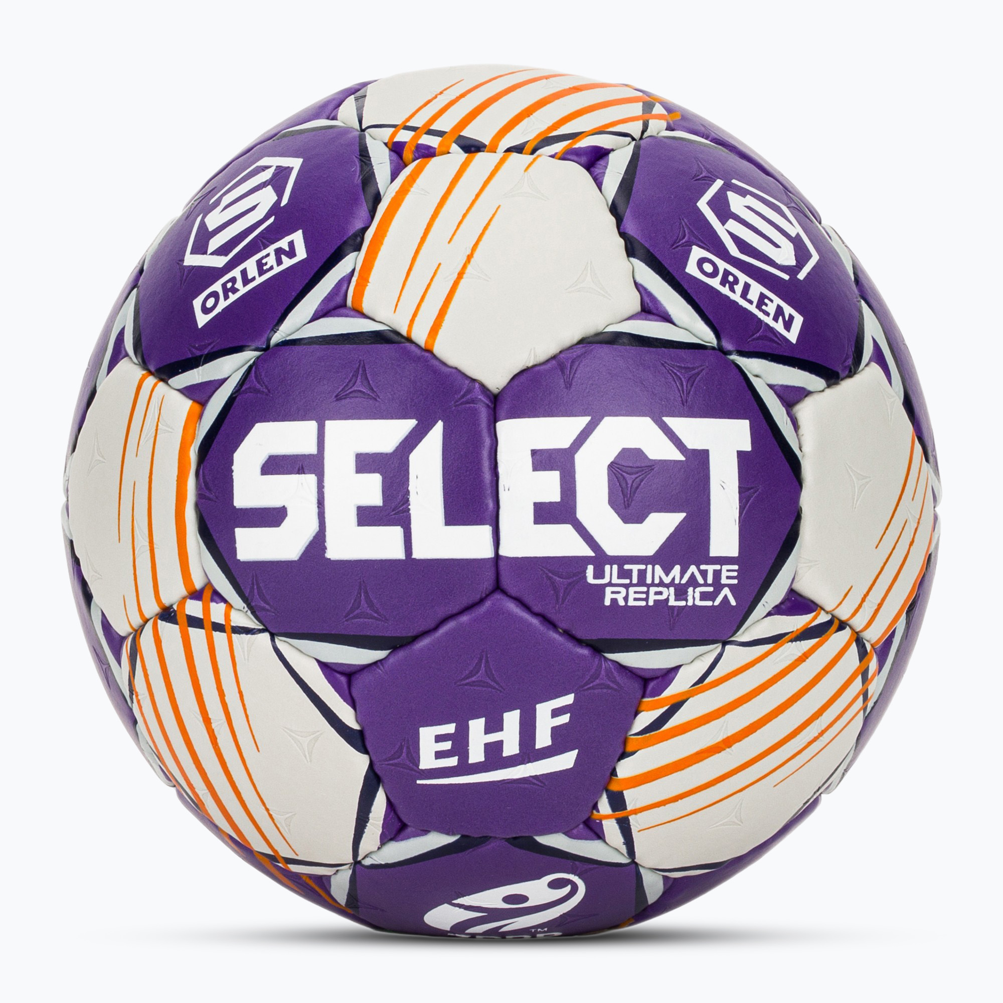 Minge de handbal  SELECT Ultimate Replica Orlen Superliga v24 EHF grey/purple mărimea 0