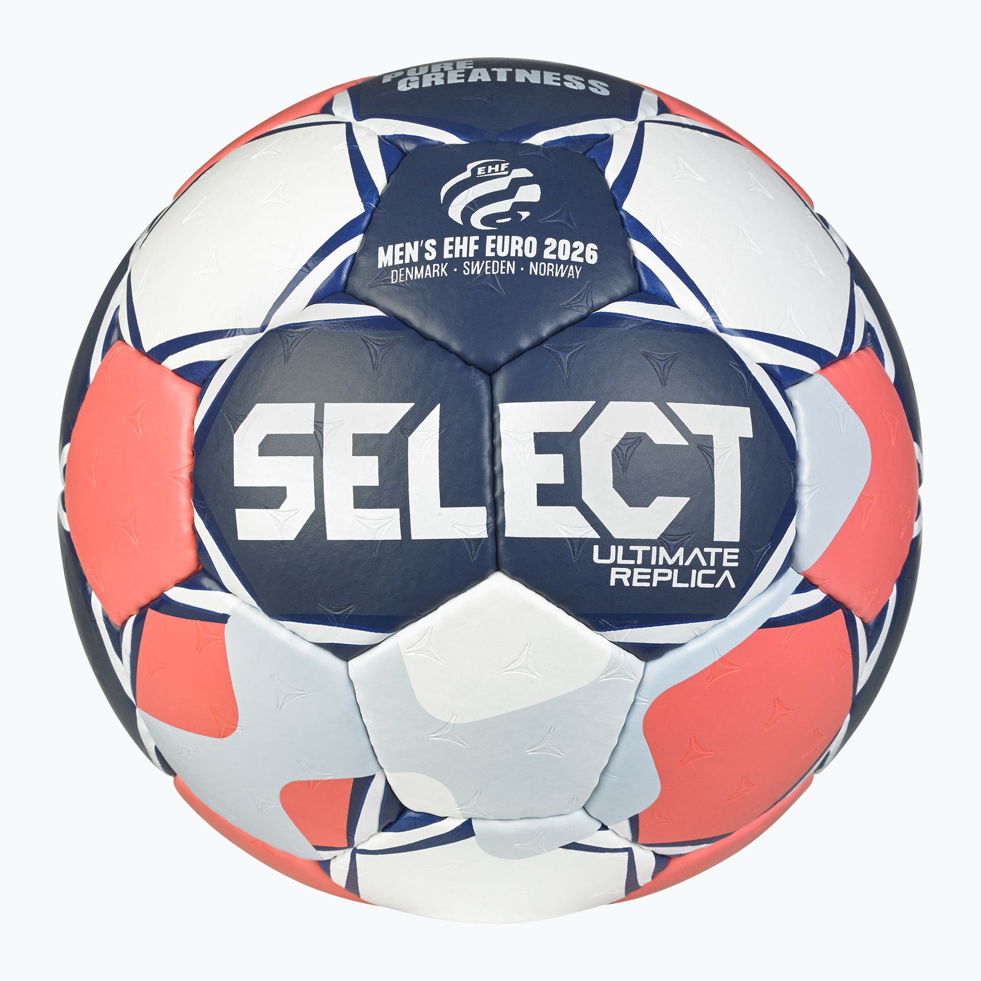 Piłka do piłki ręcznej SELECT Ultimate Euro Men v26 Replica white/red/black rozmiar 1