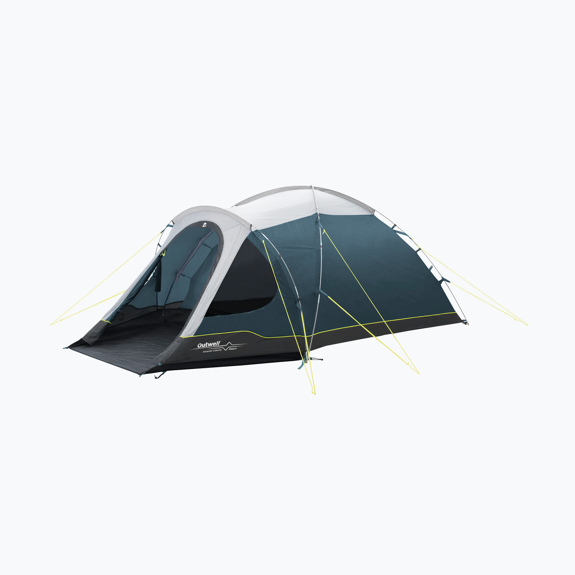 Namiot kempingowy 3-osobowy Outwell Cloud 3 dark green 