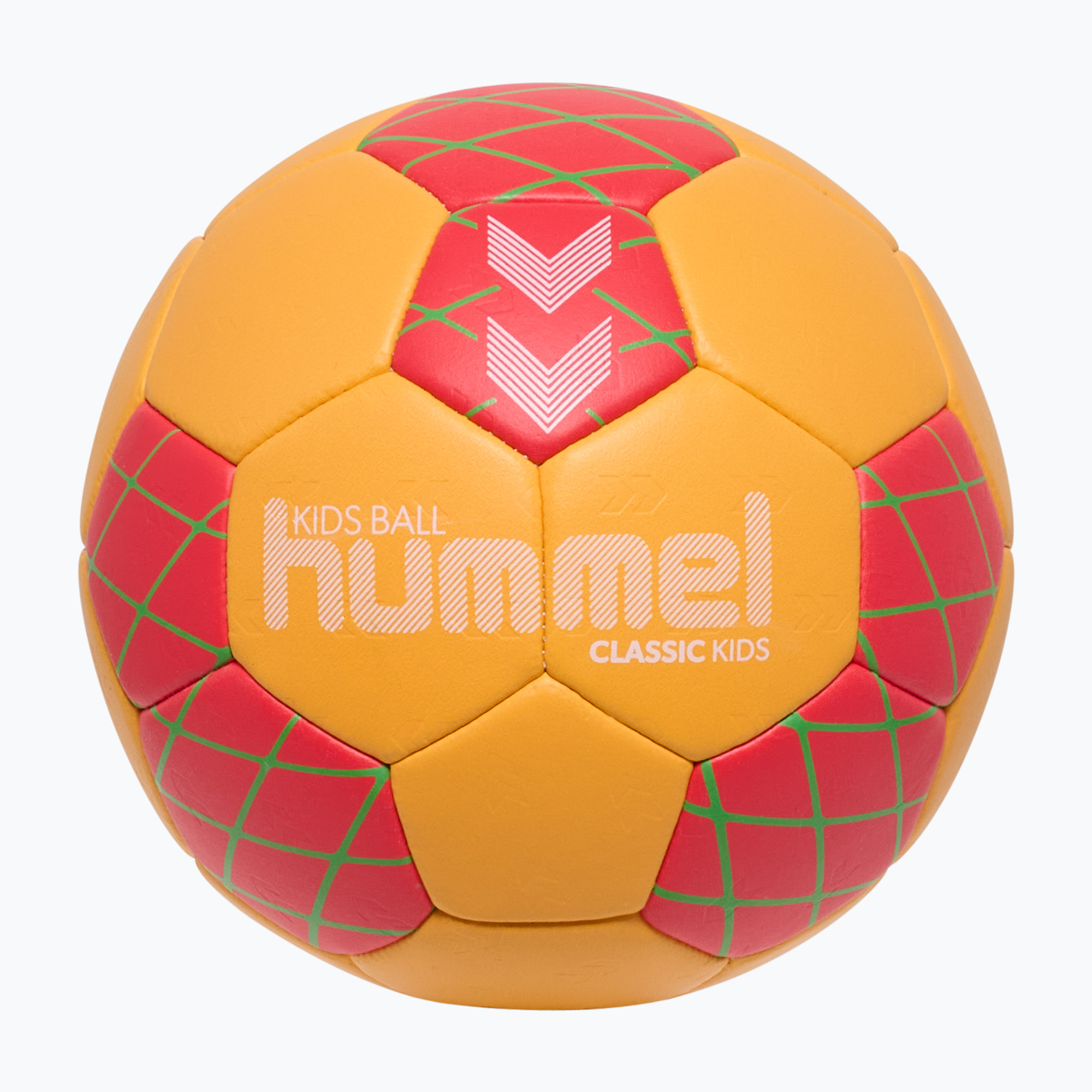 Detská lopta na hádzanú  Hummel Classic HB Jr orange/red/green size 0.0