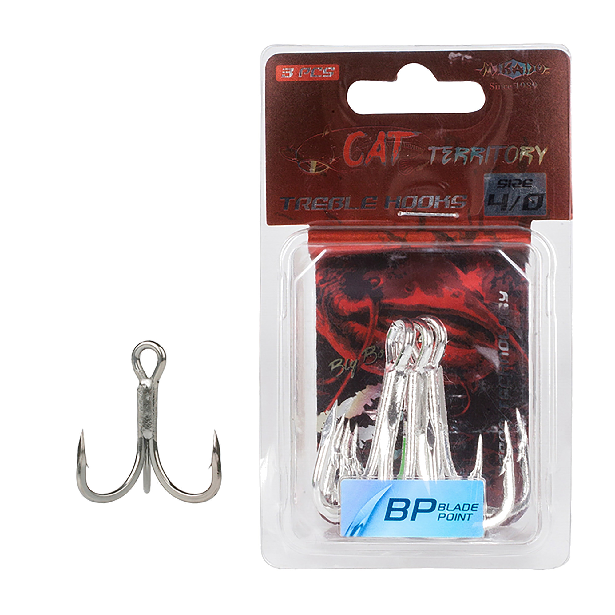 Mikado Cat Territory harcsa horgony 3 db. Fekete nikkel HCTR03 (Cat Territory HCTR03)