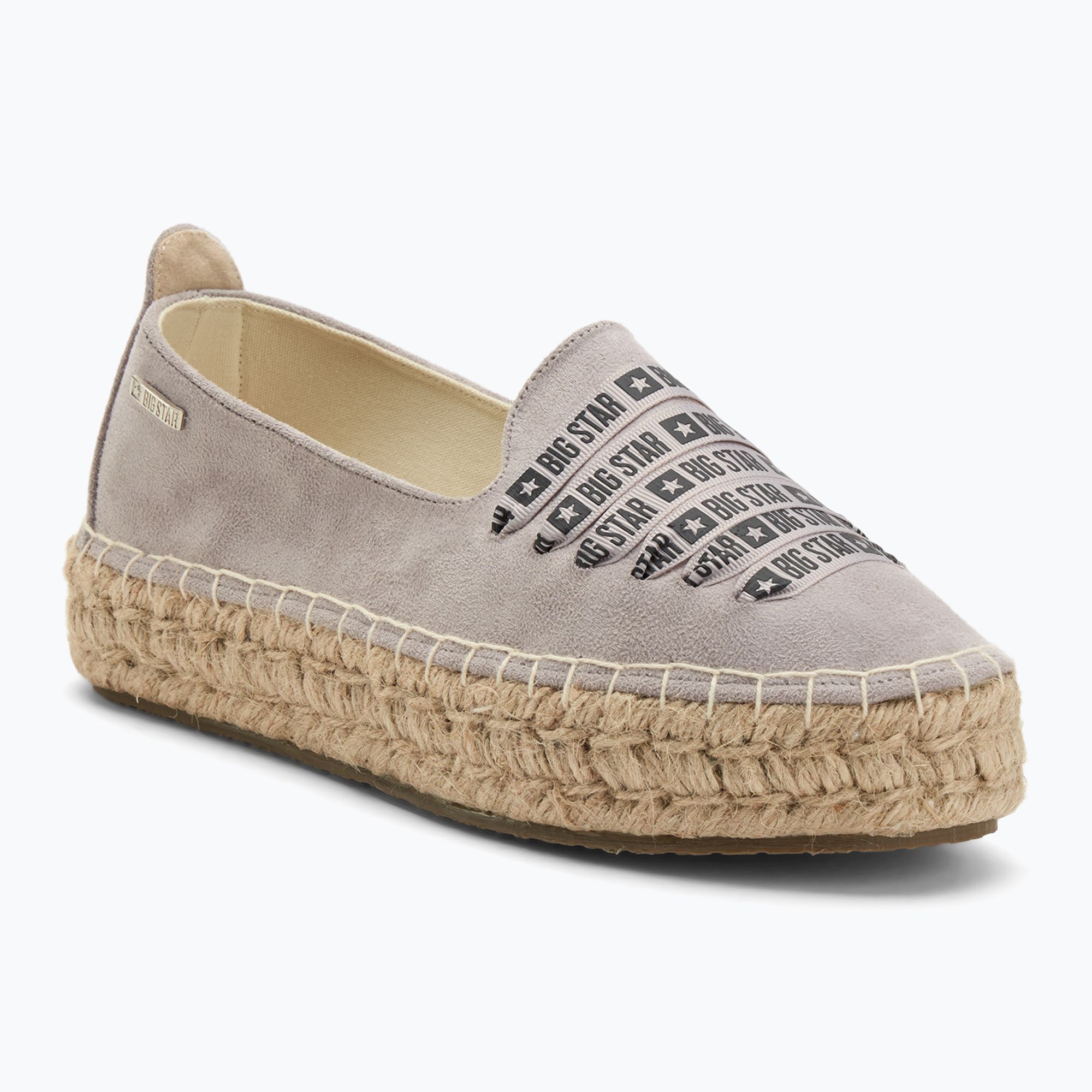 Espadryle damskie BIG STAR JJ274890 szary 