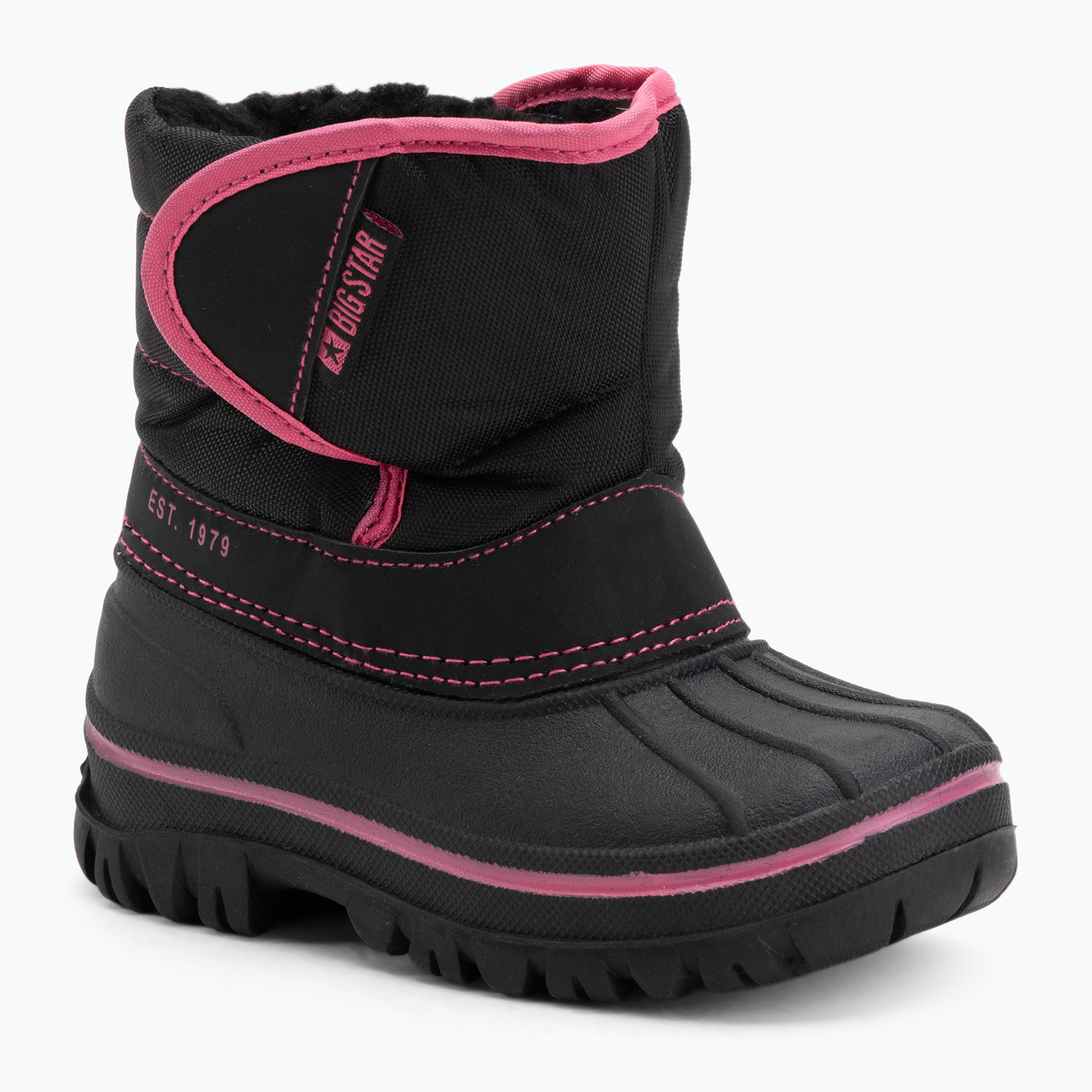 Śniegowce dziecięce BIG STAR OO374057 black/dark pink
