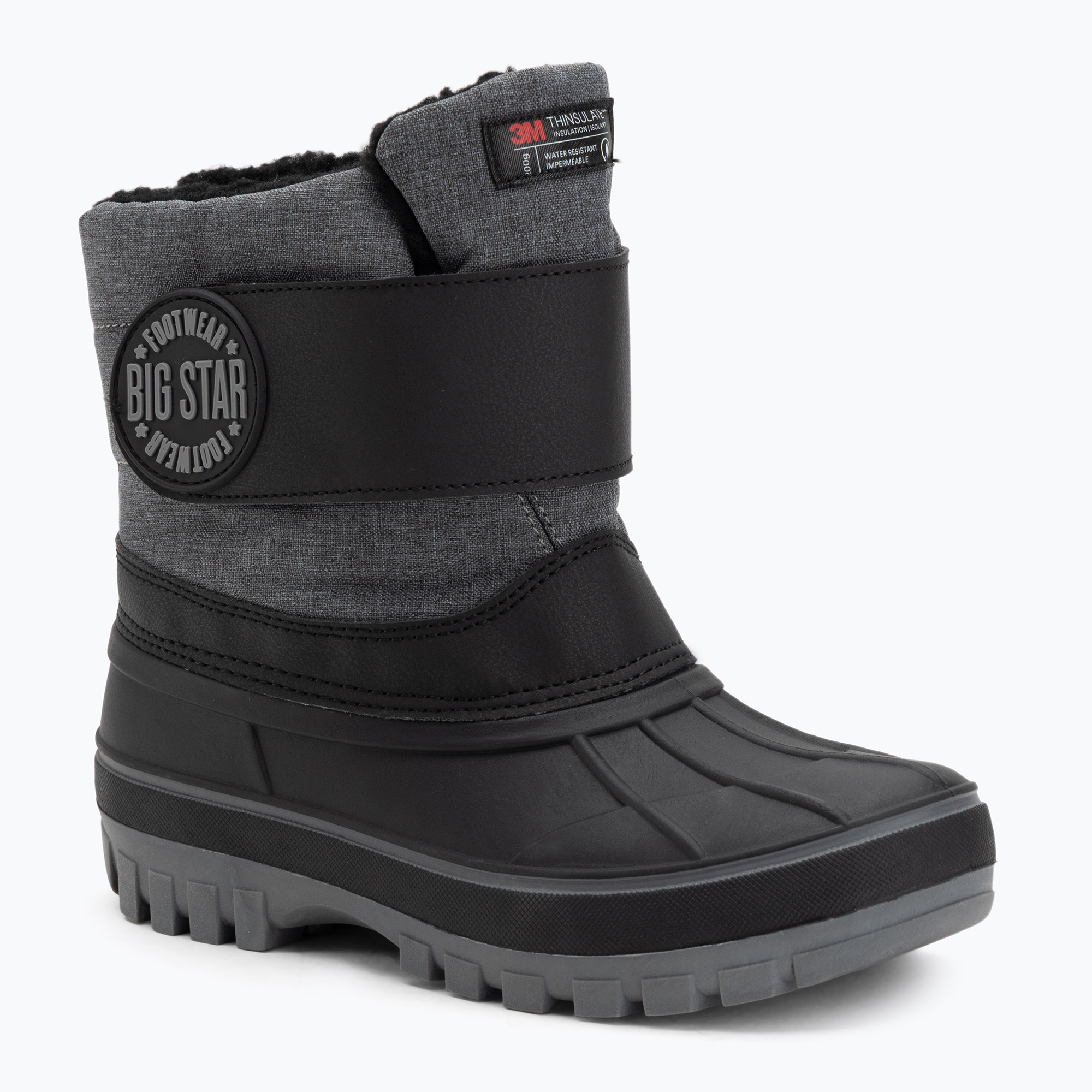 Śniegowce dziecięce BIG STAR OO374063 grey/black 