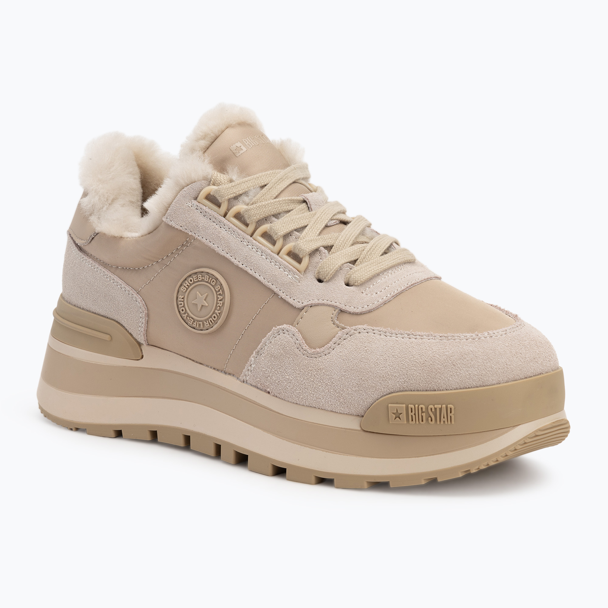Buty damskie BIG STAR OO274A214 beige 