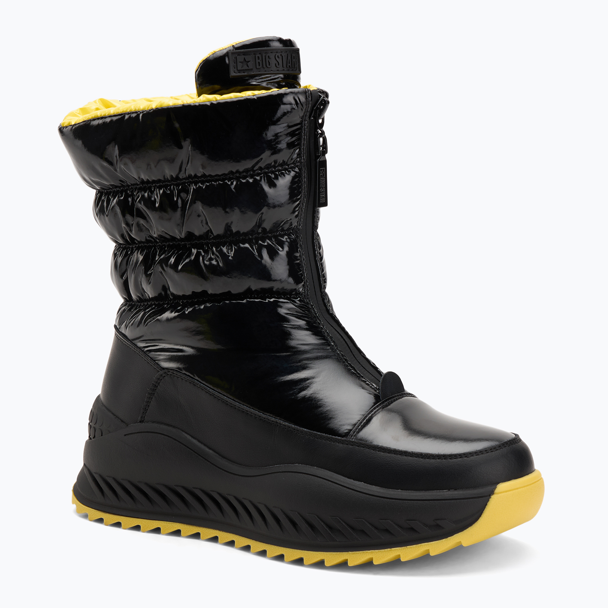 Śniegowce damskie BIG STAR OO274A395 black/yellow 