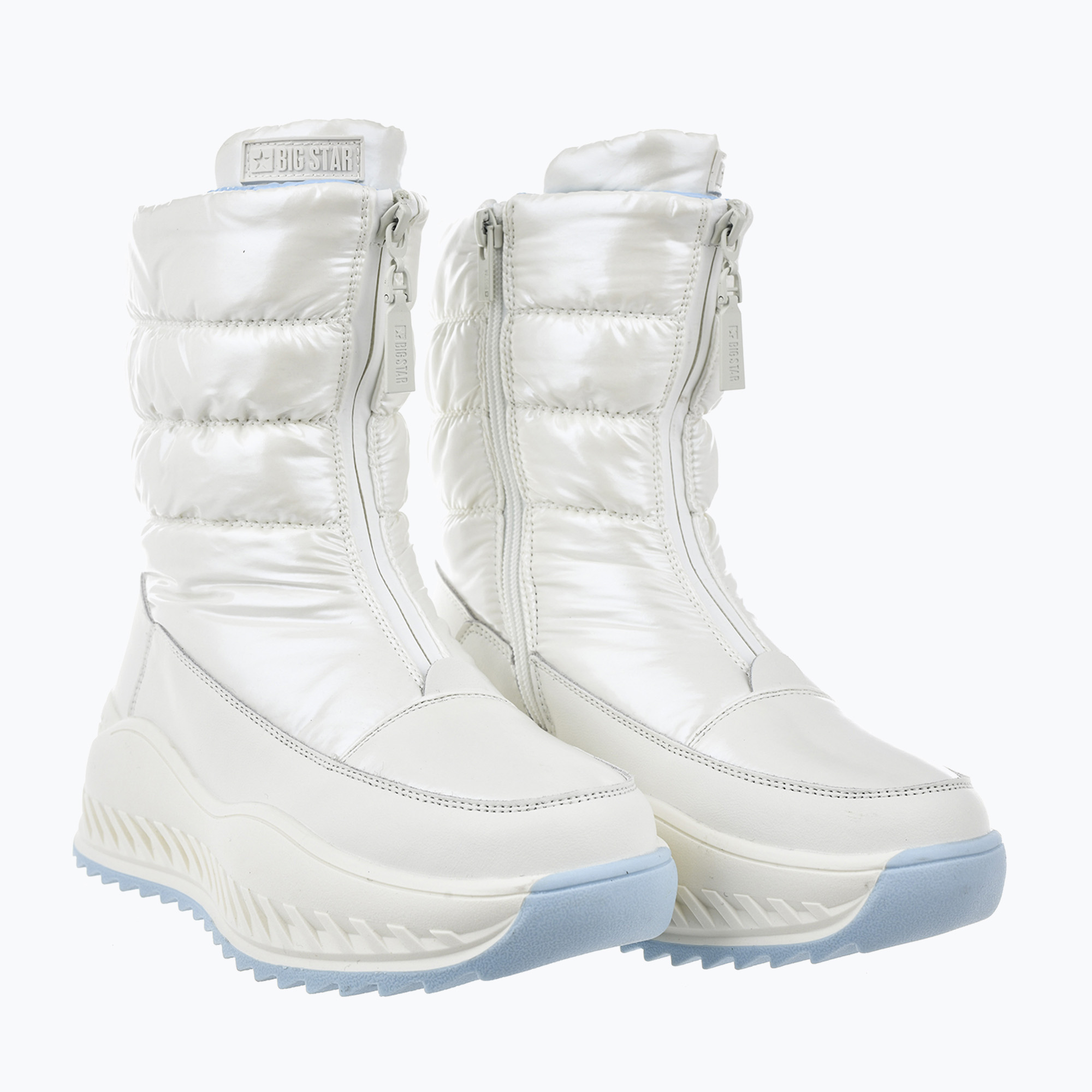 Śniegowce damskie BIG STAR OO274A396 white/blue 
