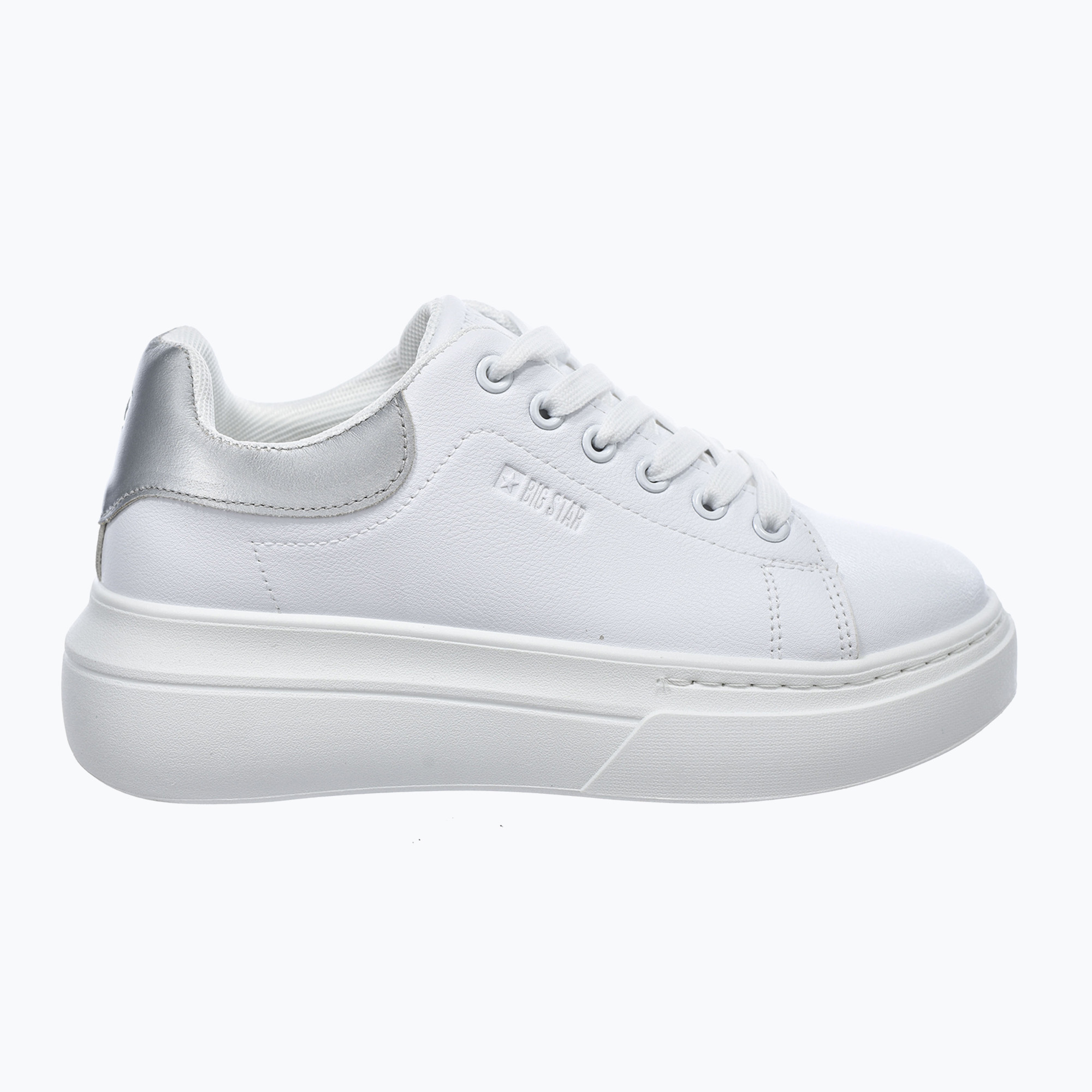 Buty damskie BIG STAR SS274245 white/silver 