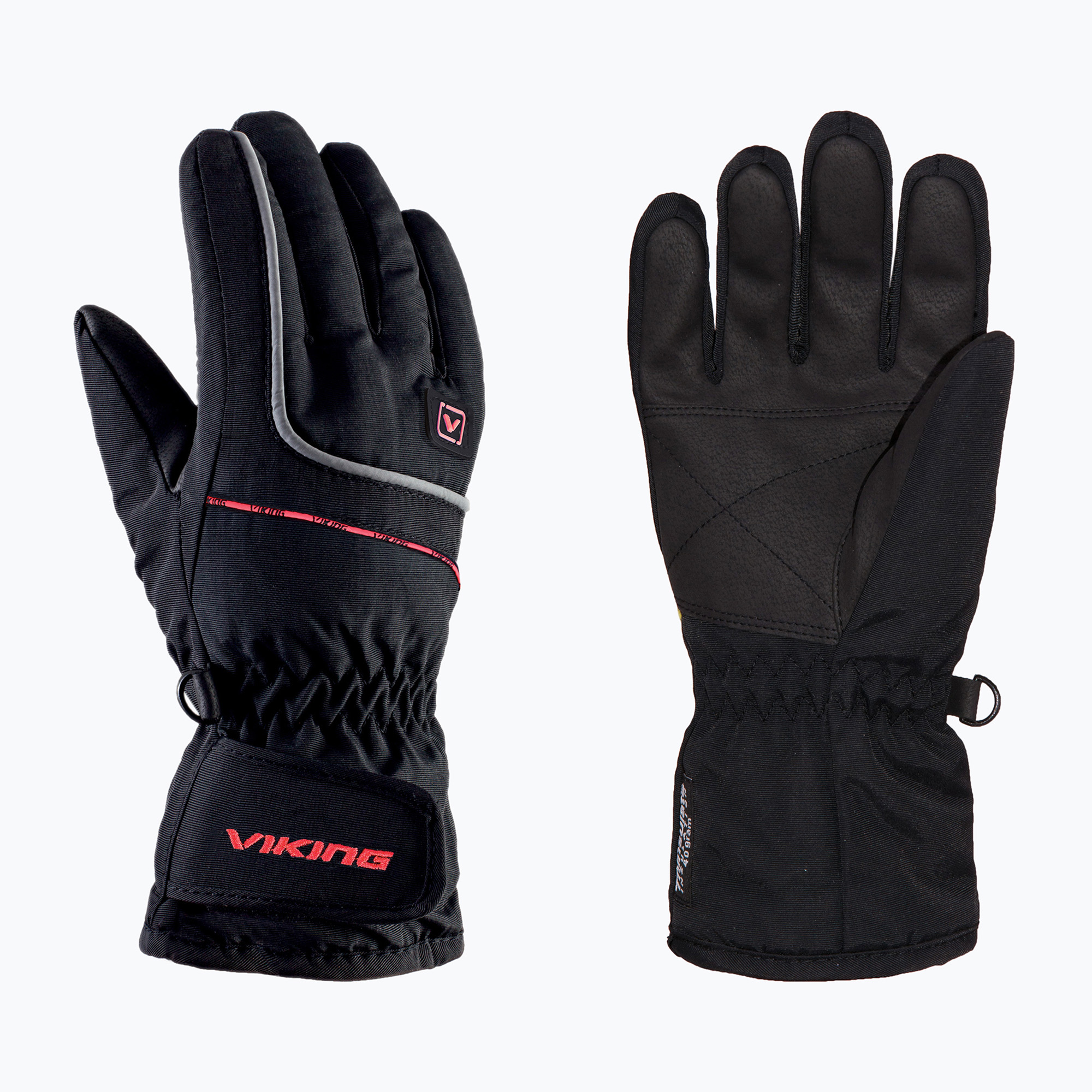 Детски скиорски ръкавици Viking Kevin Ski dark red