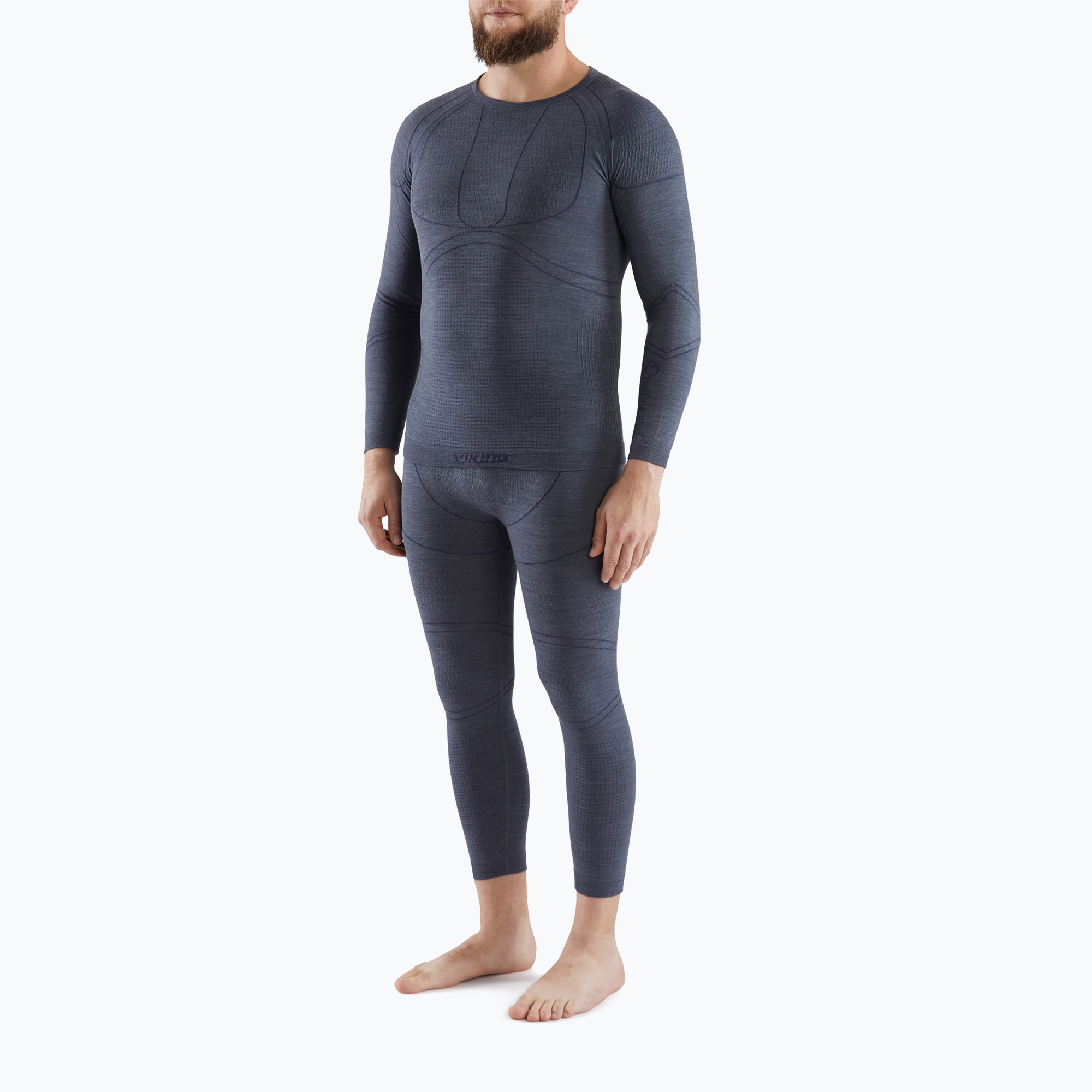 Pánske termoprádlo Viking Lan Pro Merino sivé 500/22/7575 (Lan Pro Merino 500/22/7575)