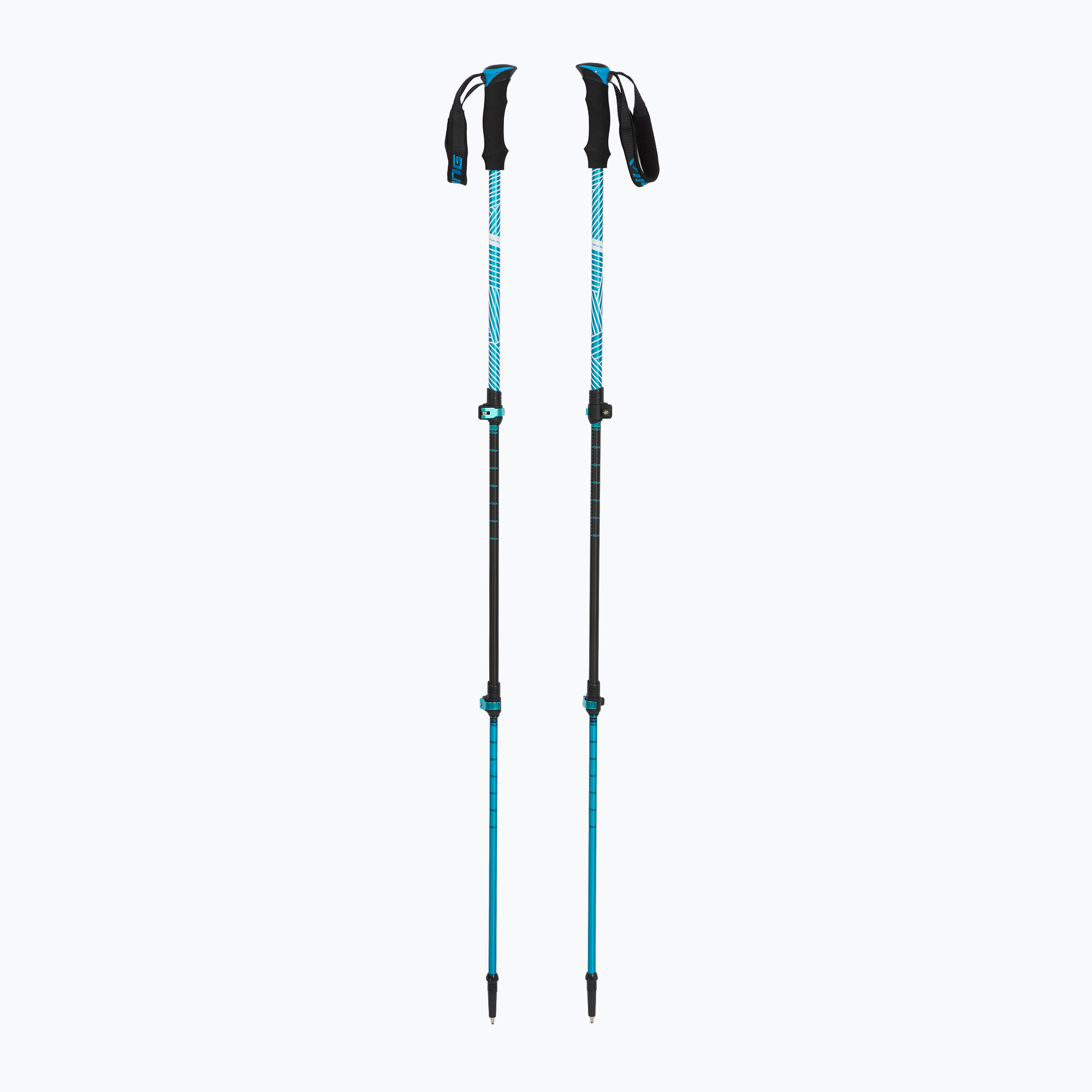 Kije trekkingowe Viking Shiva black/turquoise 